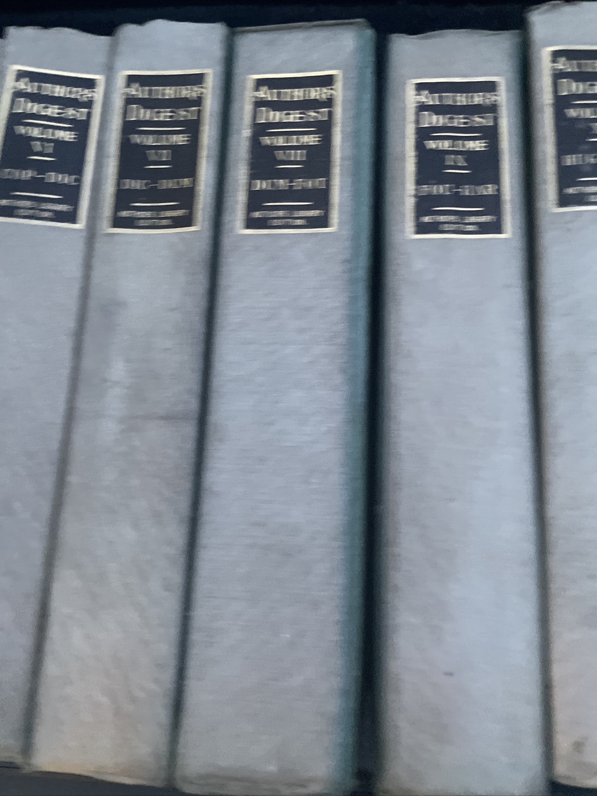 Authors Digest 1908 Hardcover Set Missing Volumes X & XIV From Authors Press
