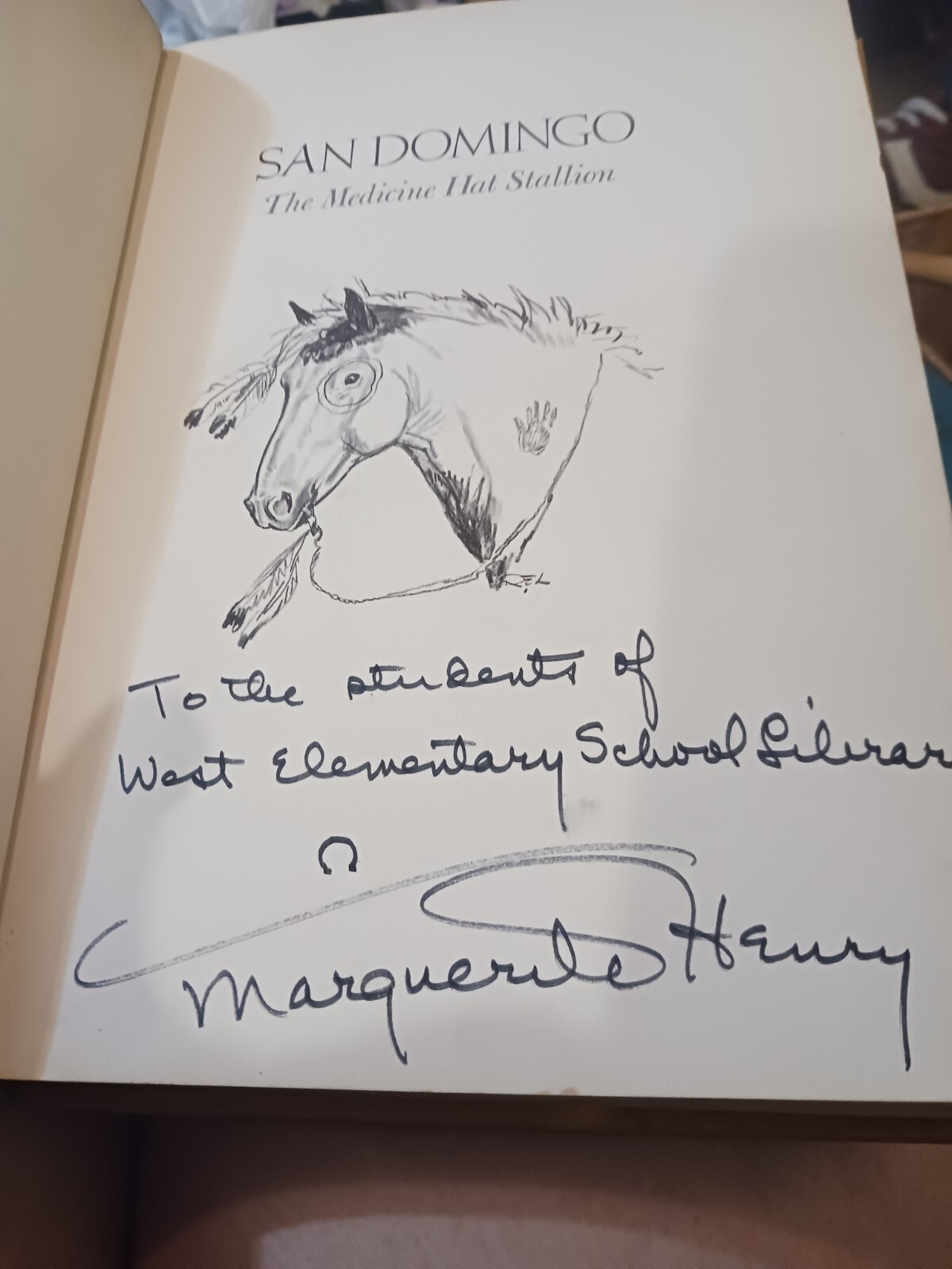 Signed and Inscribed 1st Edition 1st Printing Copy Of Book San Domingo