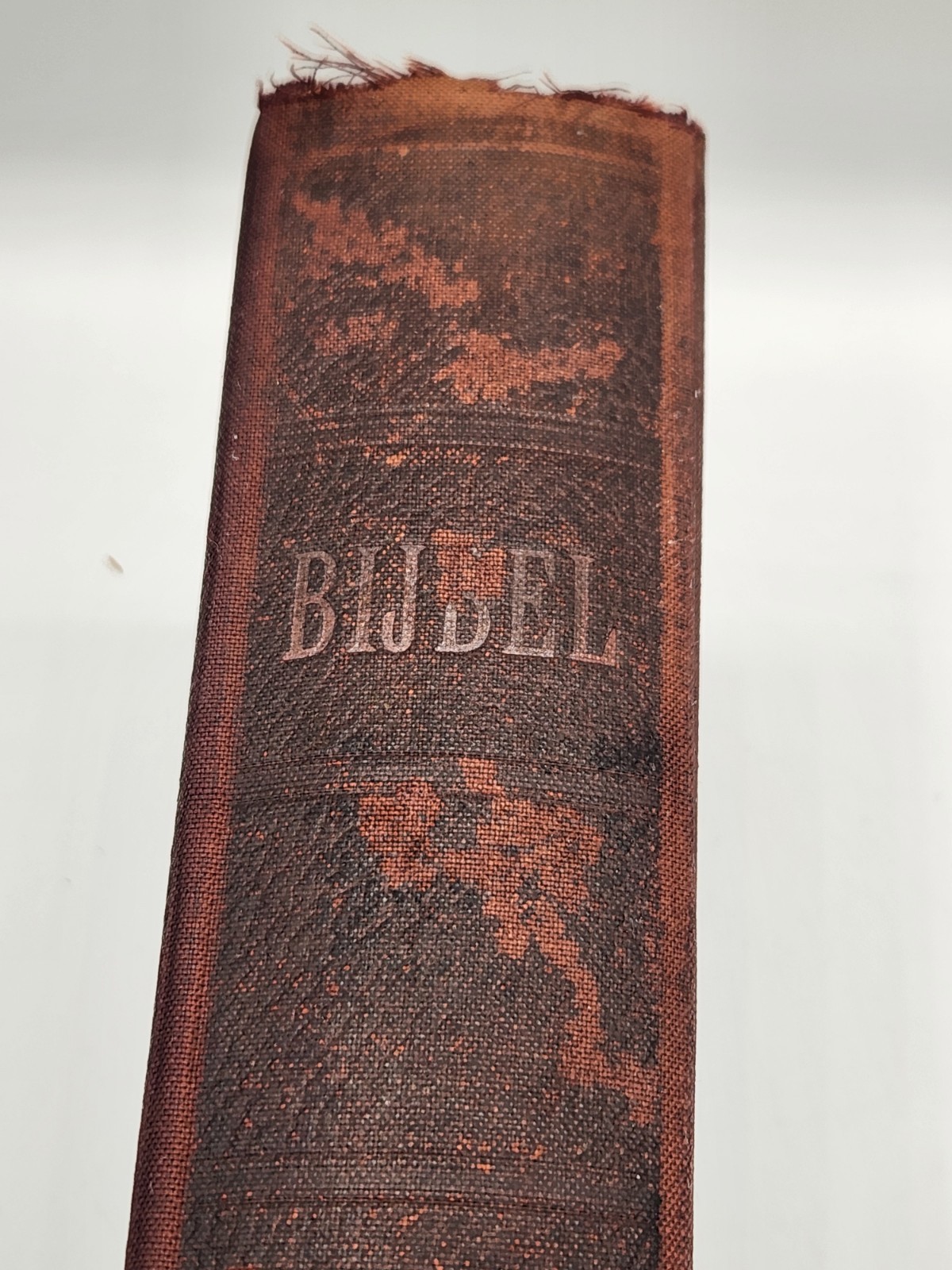 Antique 1902 Bijbel Amsterdam Dutch Netherlands Bible Old New Testament