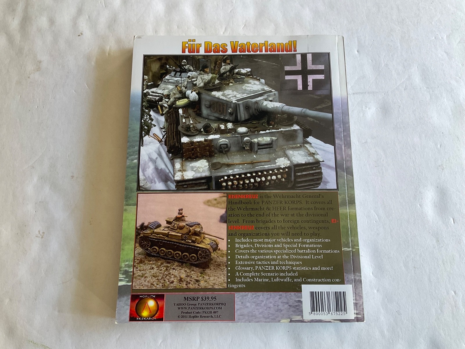 EISENKREUZ WEHRMACHT GENERAL’S HANDBOOK Panzer Corps Module Hoplite Research