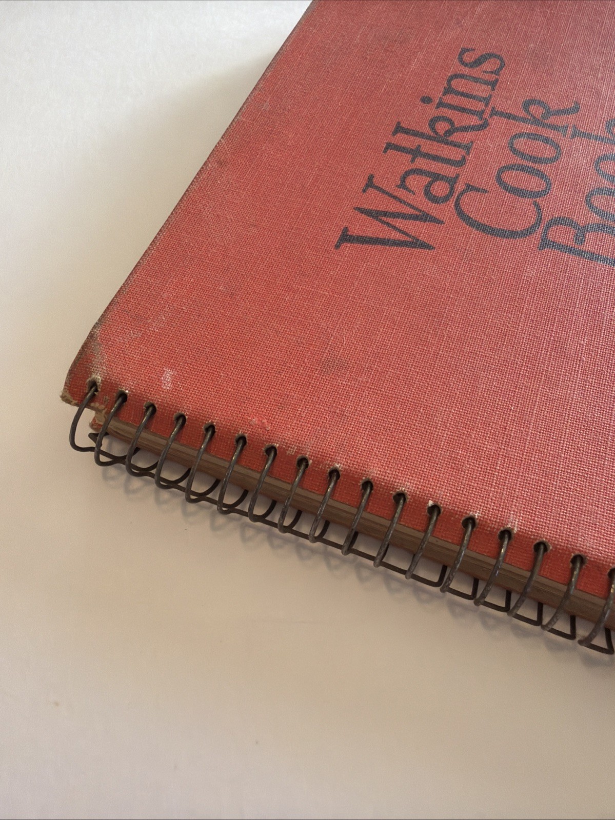 Watkins Cook Book (1936, Depression Era Cookbook, Spiral Bound, Vintage)