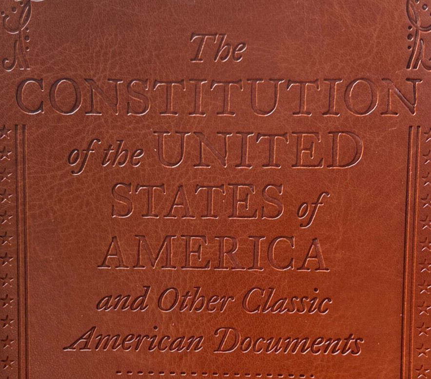 ❤️THE CONSTITUTION of the UNITED STATES of AMERICA & Other Documents FauxLeather