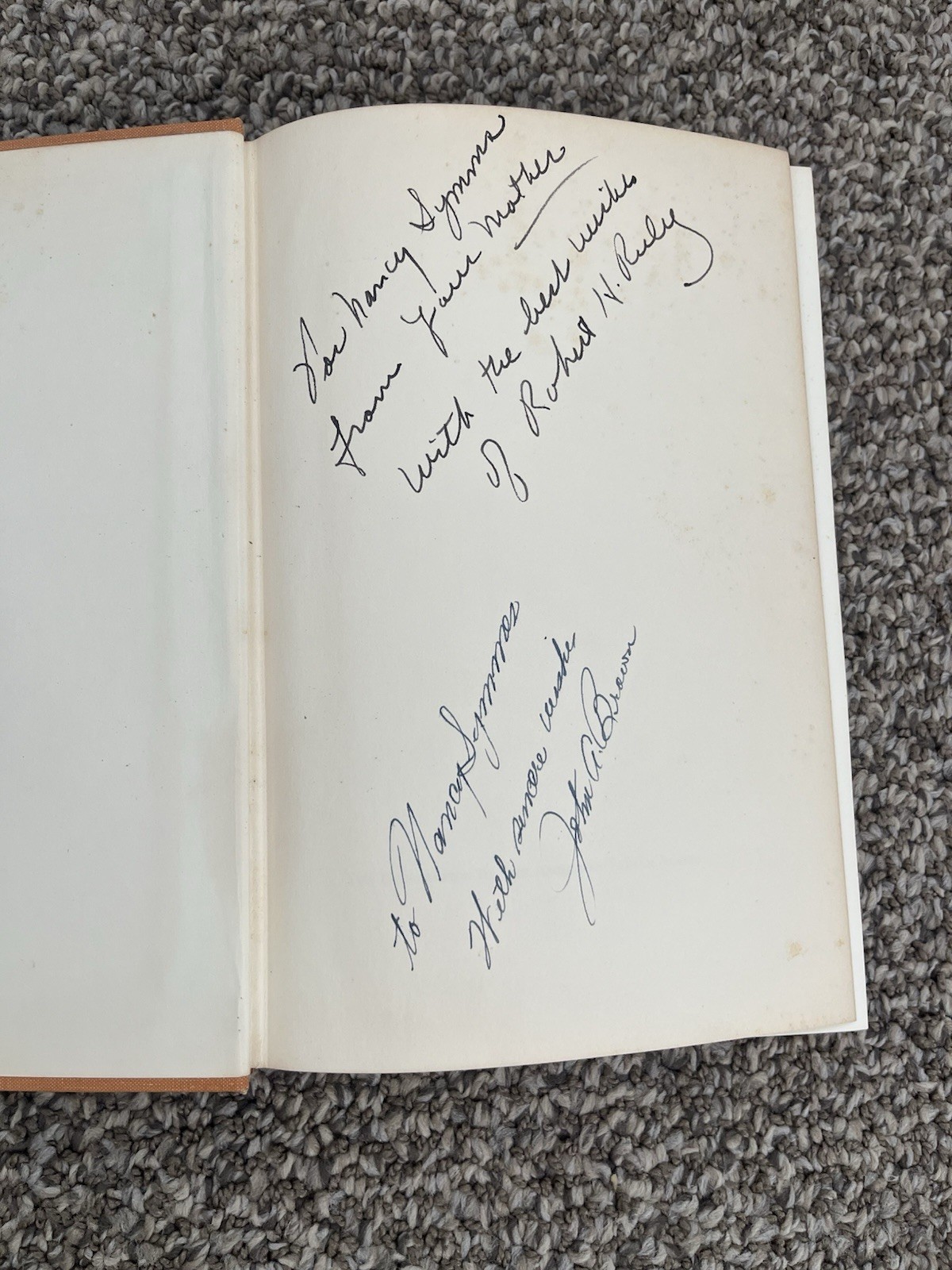 Signed Half-Sun on the Columbia Biography of Chief Moses Ruby Brown