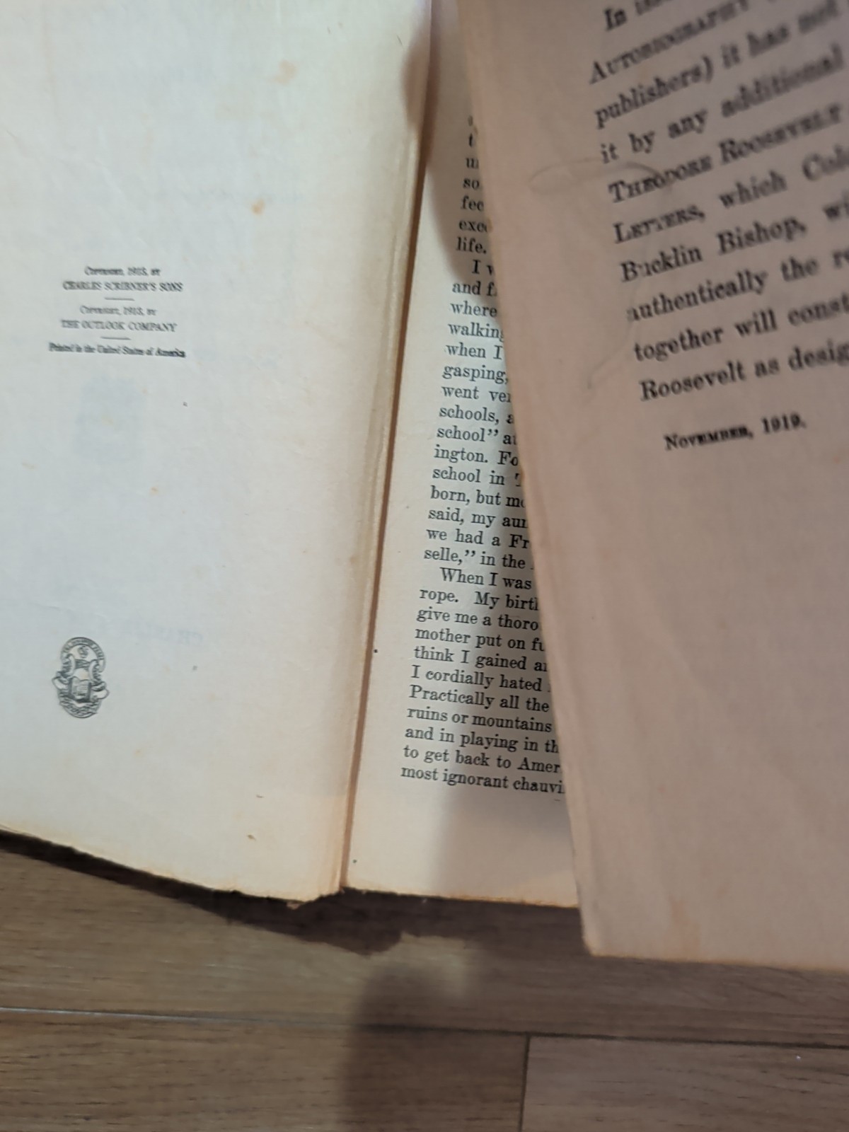 Theodore Roosevelt: An Autobiography 1924 Faux Leather Hardcover