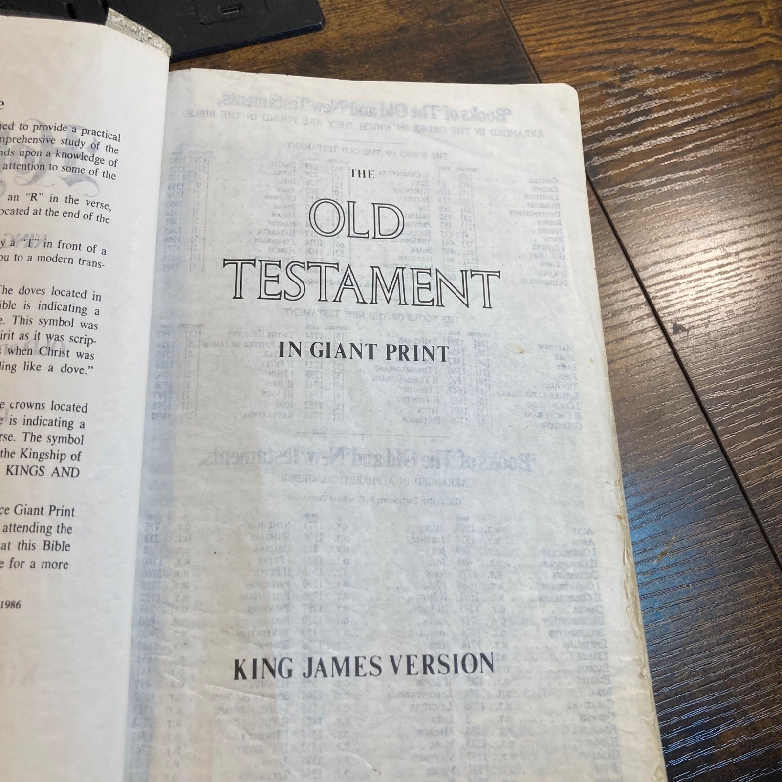 KJV Giant Print Holy Bible Red Letter Edition Christian Heritage Publishing 1986