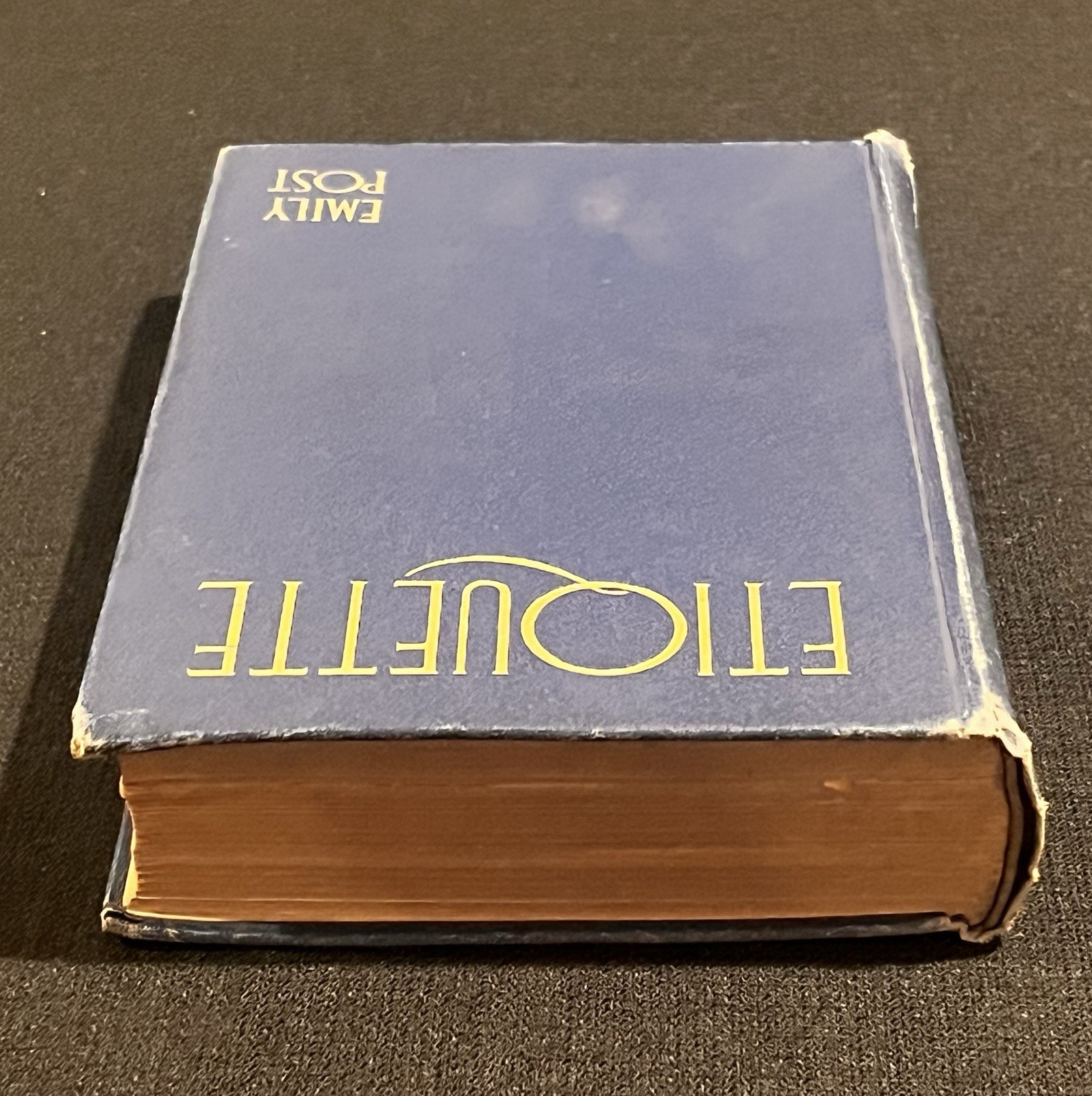 Antique Book “Etiquette” by Emily Post; 1923; 9th Ed. Illustrated