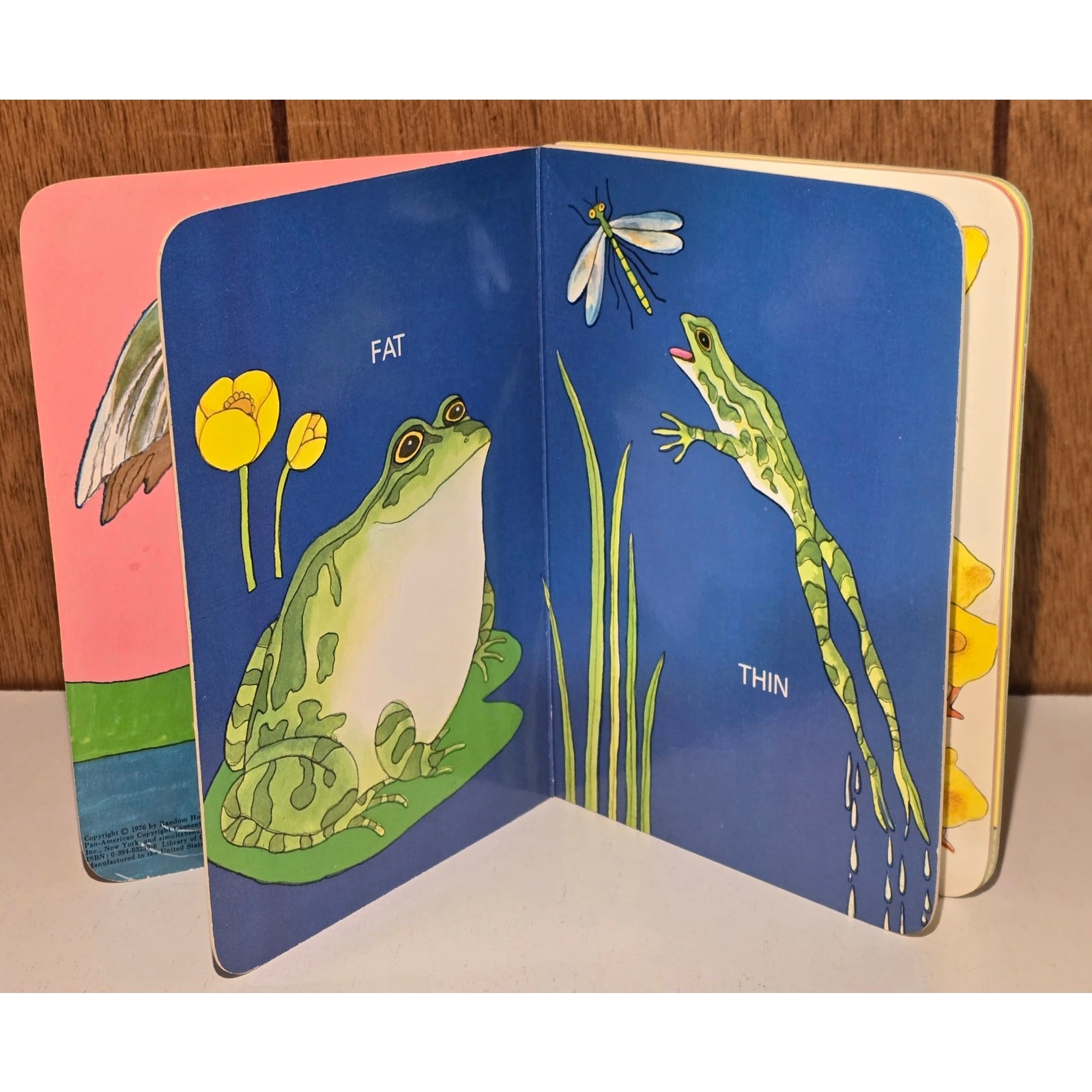 Vintage Random House Big and Little Board Book J P Miller Vintage 1976 Animals