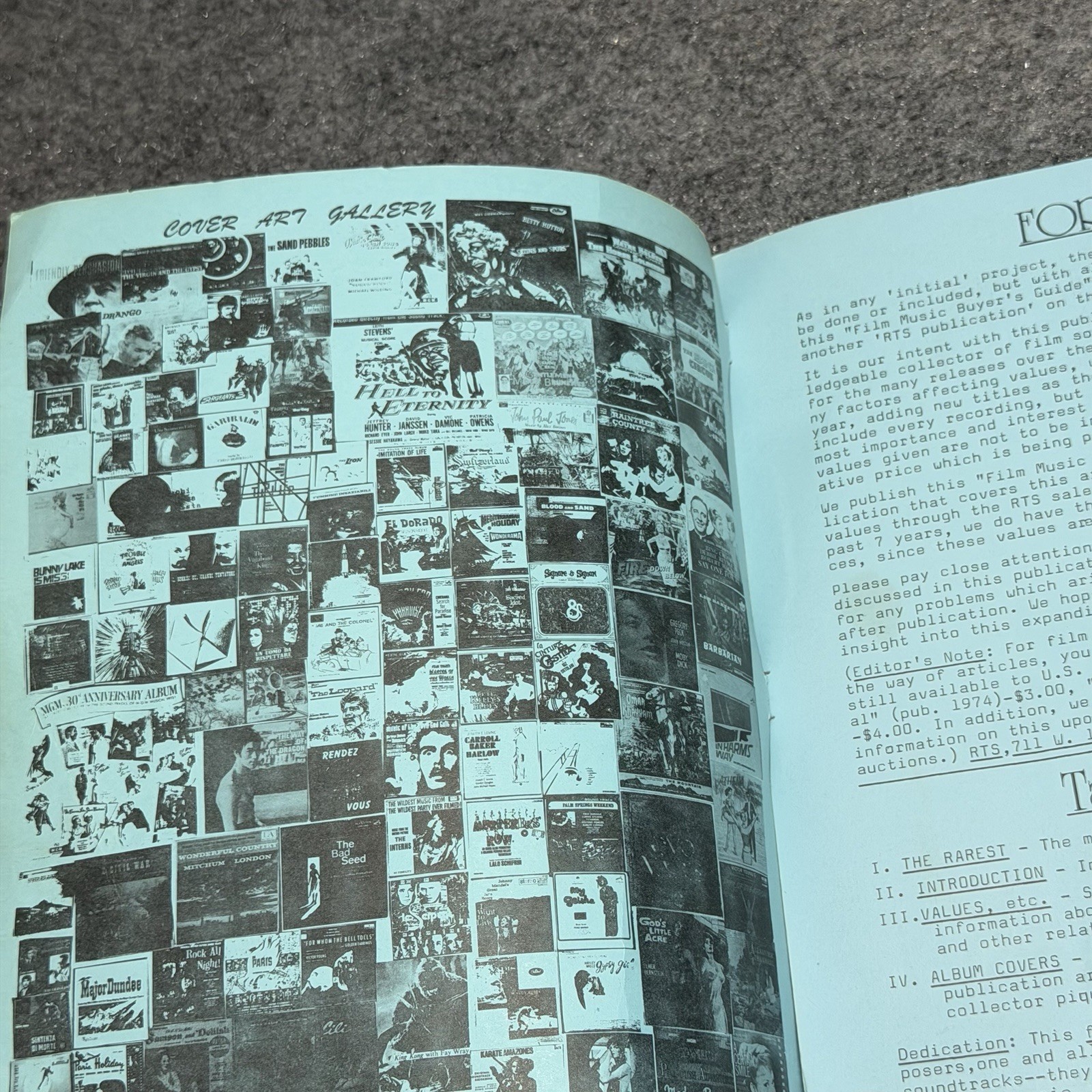 The Film Music Buyer’s Guide 1977 Price Guide Featuring 1956 Film Anastasia
