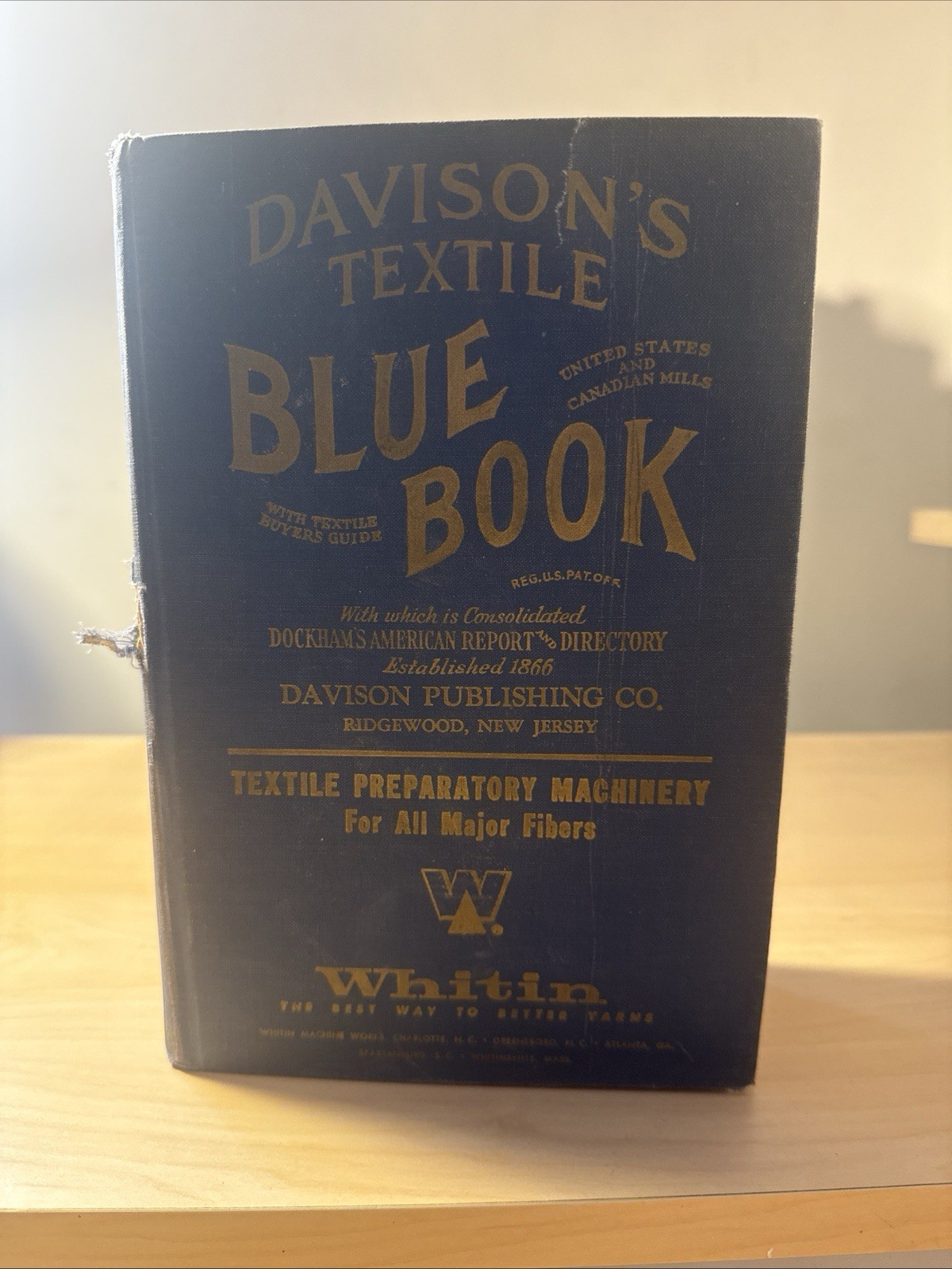 Davison Publishing DAVISON’S TEXTILE BLUE BOOK 101st Edition 1967