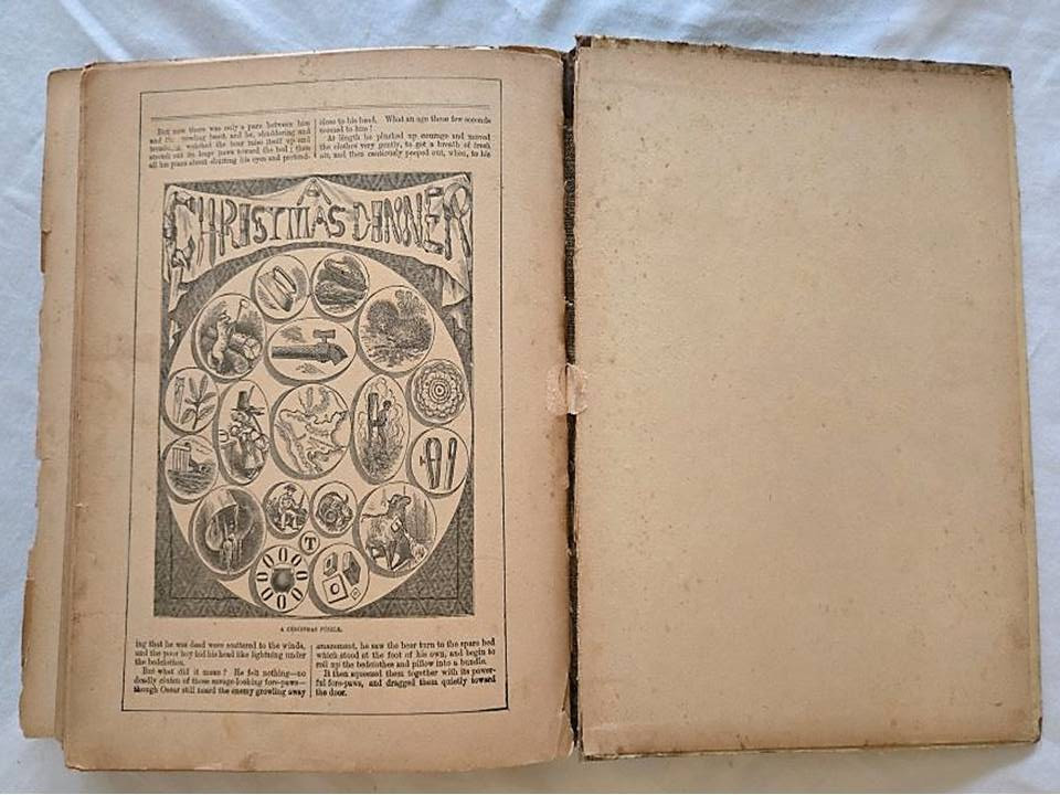 UNCLE SAM’S STORY WORLD Antique Children’s book Late 1800’s h/c