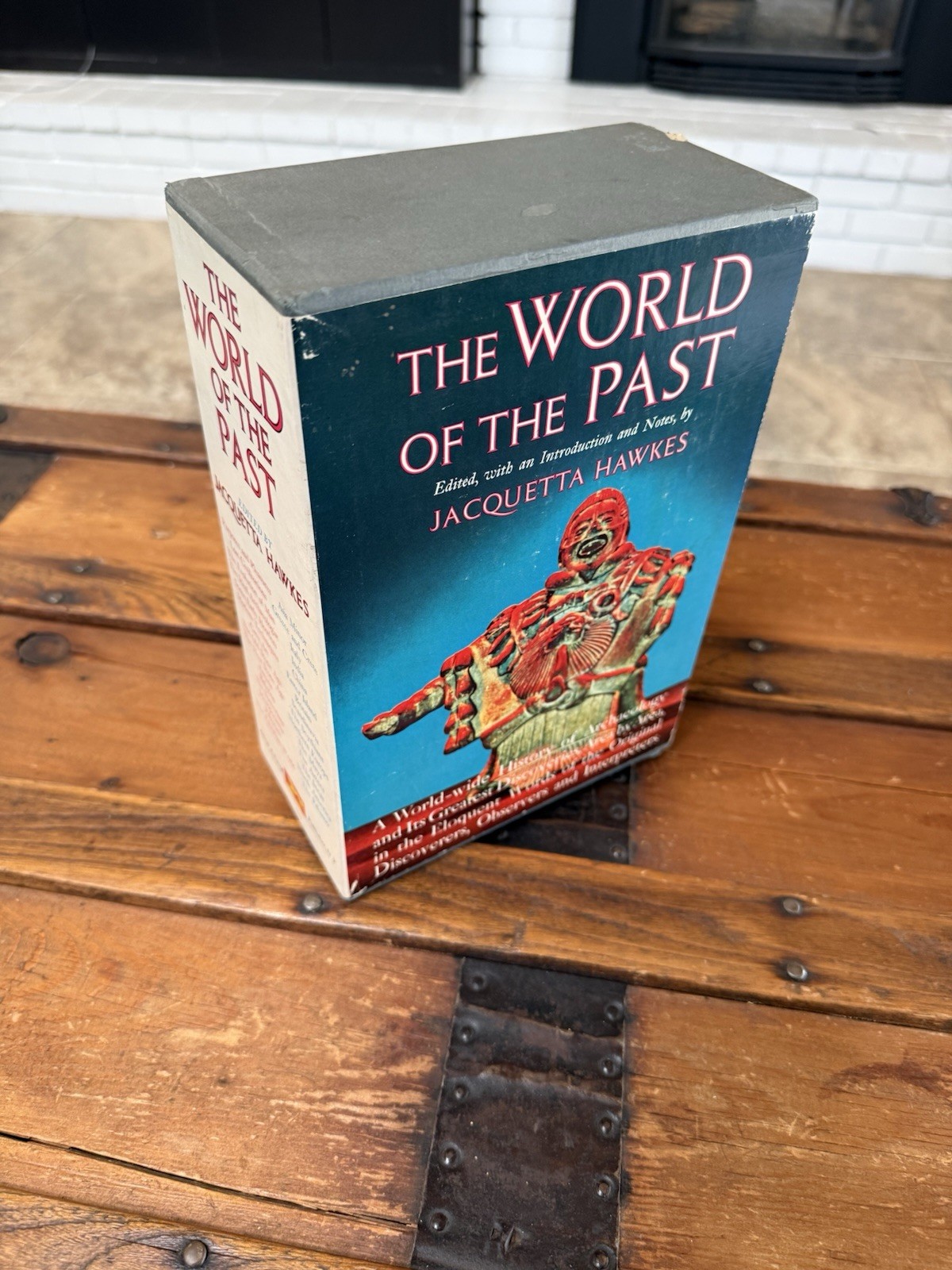 The World of the Past by Jacquetta Hawkes 2 Volume Box Set Alfred A. Knopf HC
