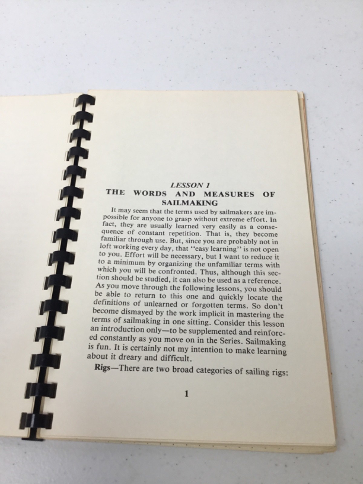 Vtg The Sailmaker’ Series. Spiral Bound, Illus. Unit 1: 1-9 Unit IV: L:2