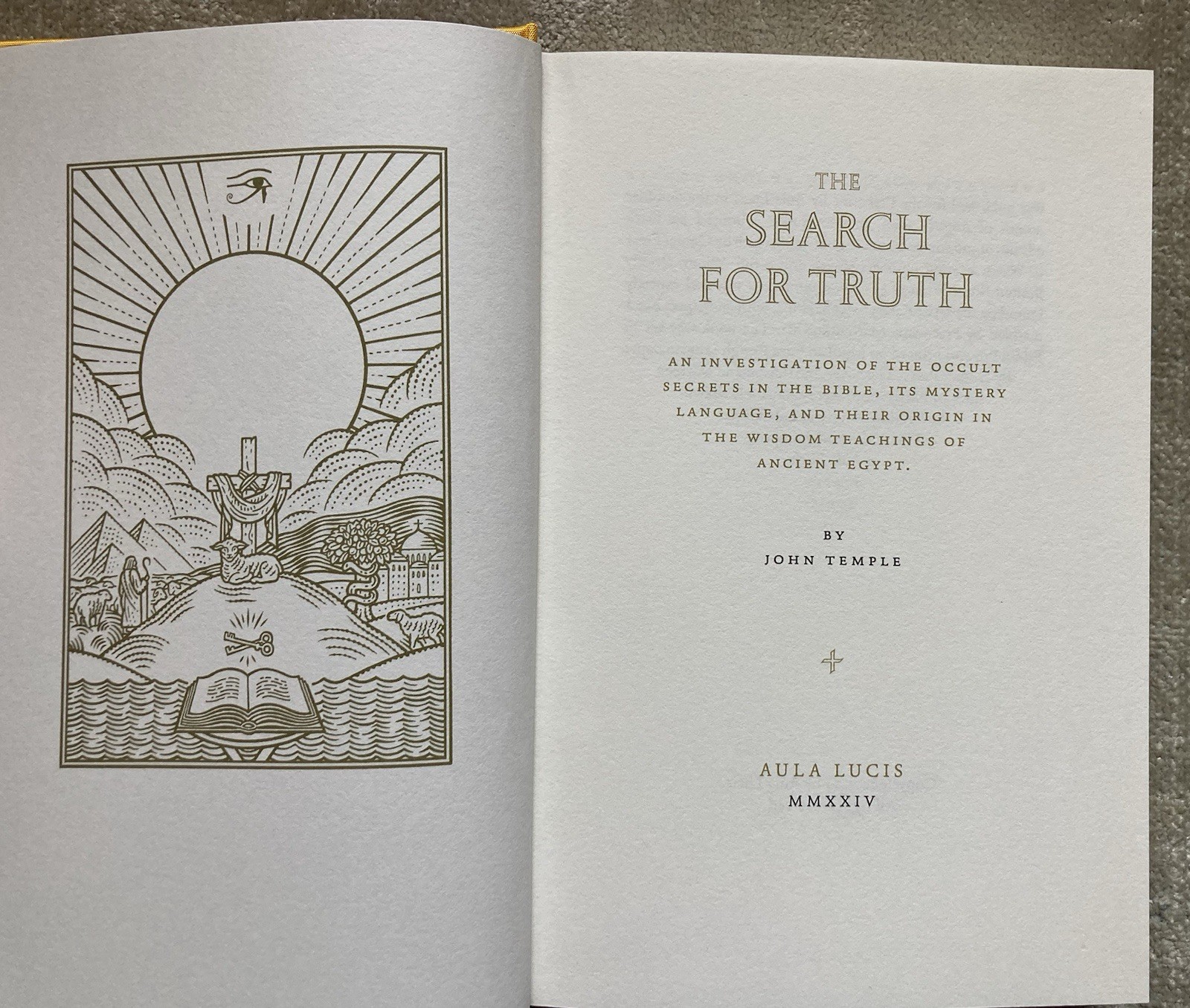 The Search for Truth, Theology/Occult, Temple, 2024, Illus., Limited Ed., # 441.