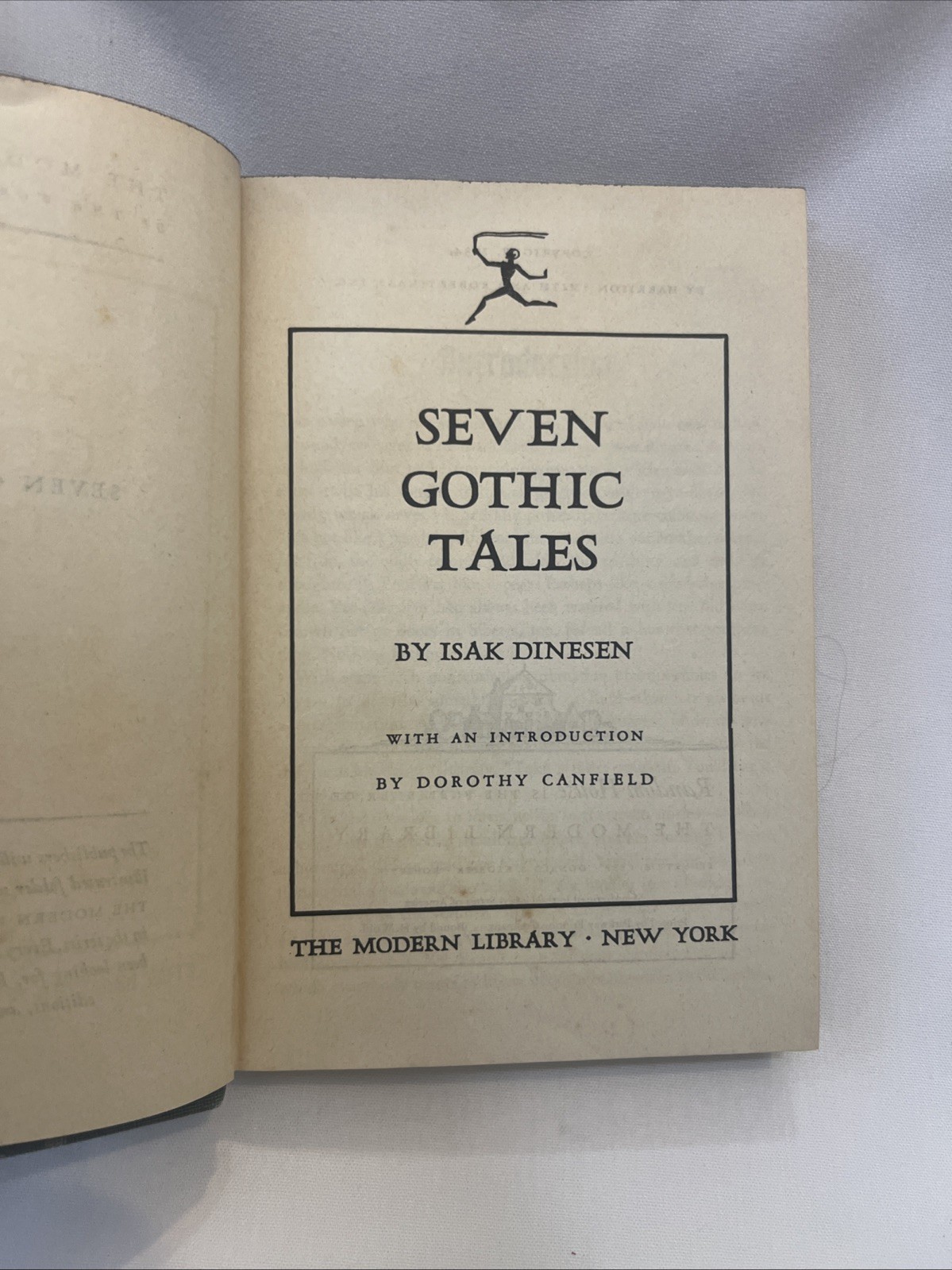 Seven Gothic Tales by Isak DINESEN | Modern Library HC 1934