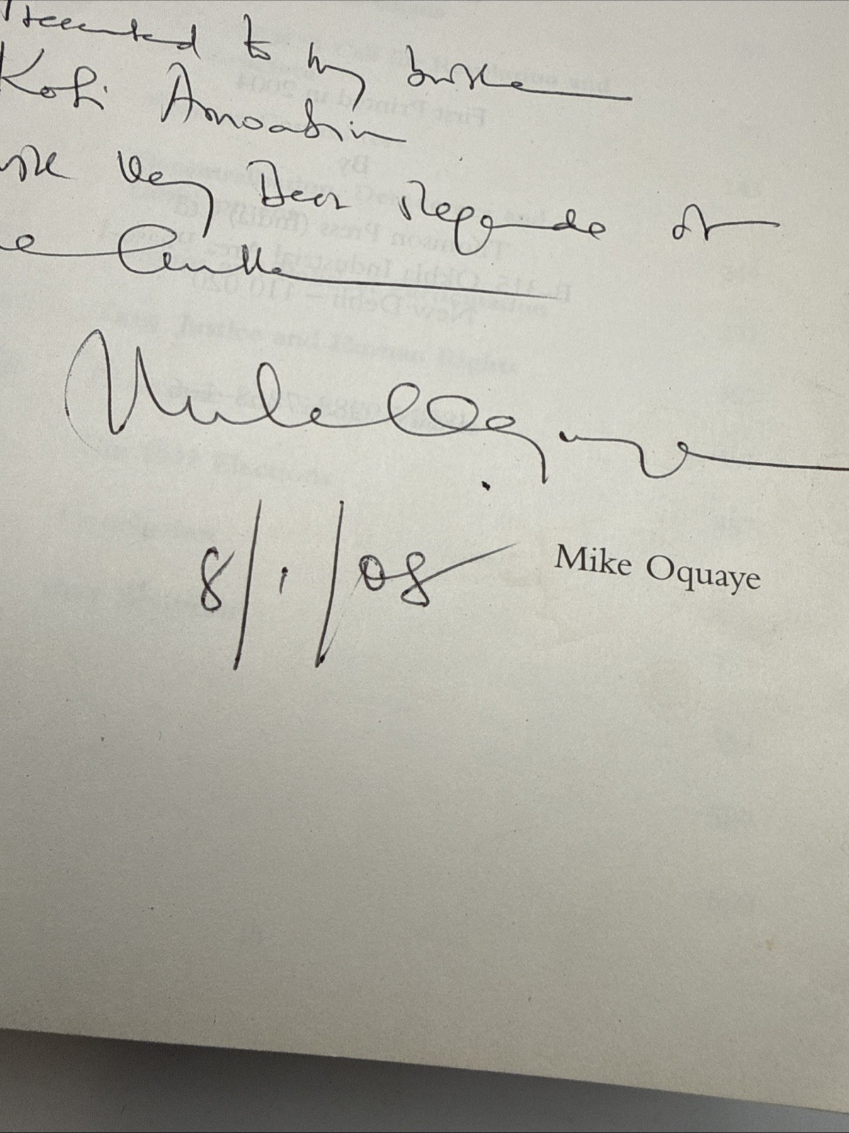 Politics in Ghana 1982-1992 Mike Oquaye SIGNED INSCRIBED 1st Edition Rawlings