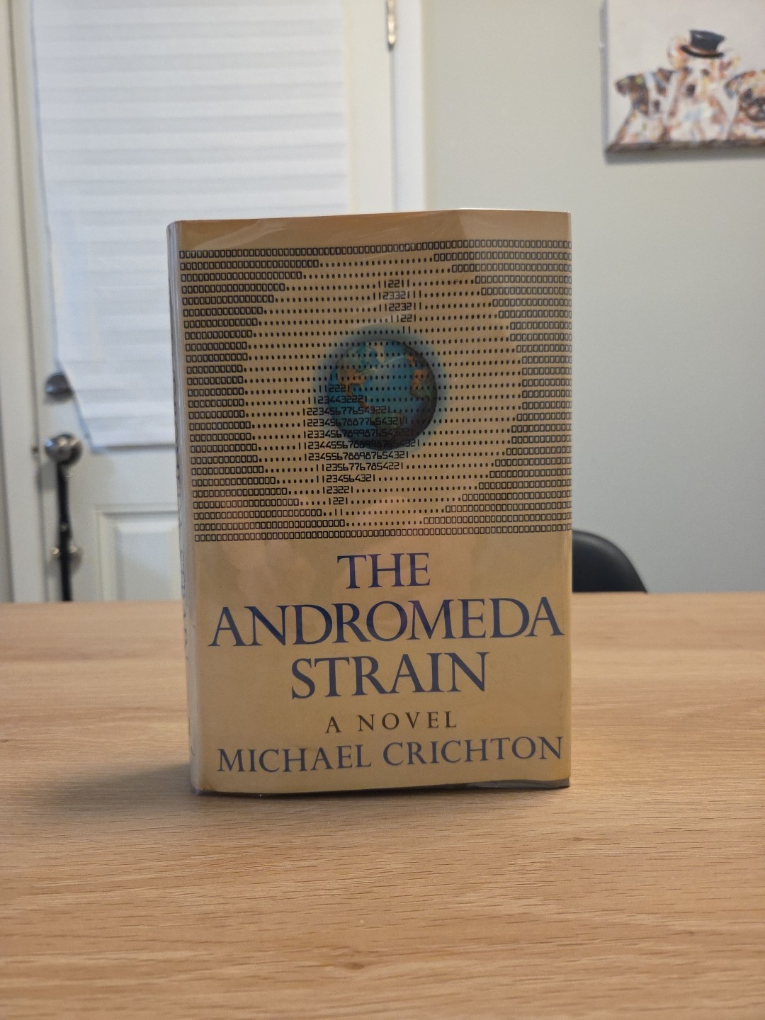 The Andromeda Strain by Michael Crichton 1st Edition 1st Printing 1969 HC w DJ