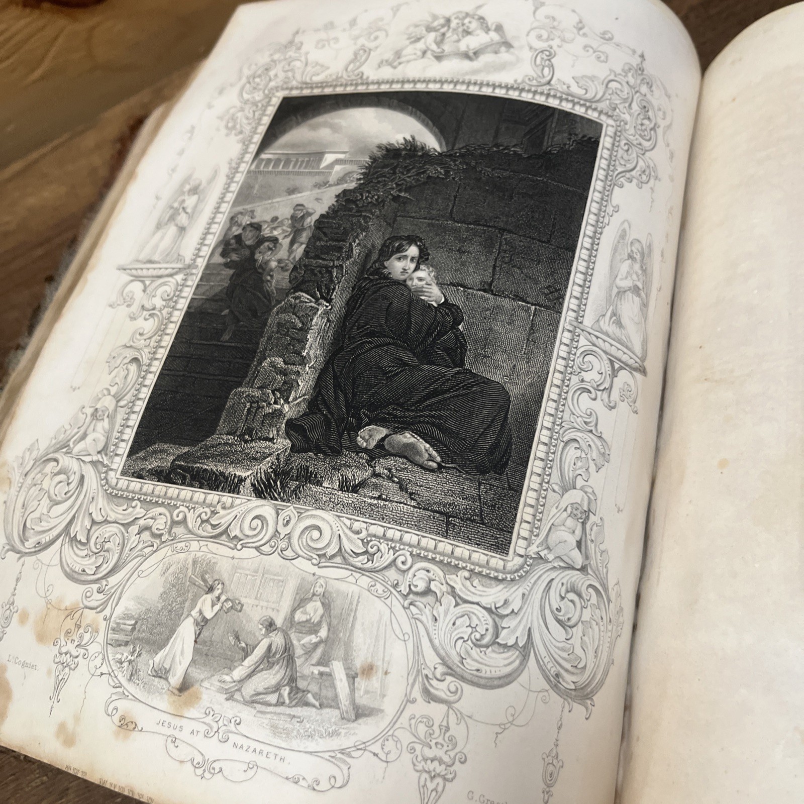 Rare Antique Bible Based Book Life Of Jesus Christ 1851-1855 London & New York
