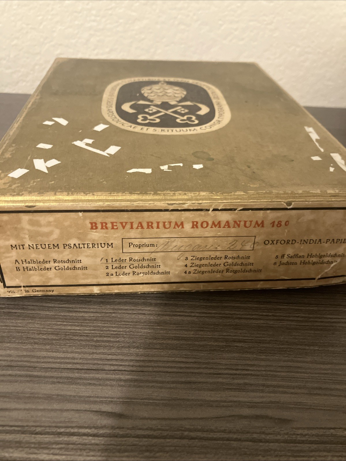 1957 Breviarium Romanum Full Set (PEN WRITINGS + WHITE OUT ) W/ All Supplements