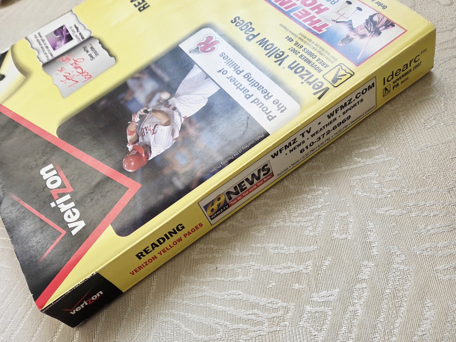 The Real Yellow Pages (YP) 2007 Reading PA Pennsylvania Area Codes 610 484 Rare