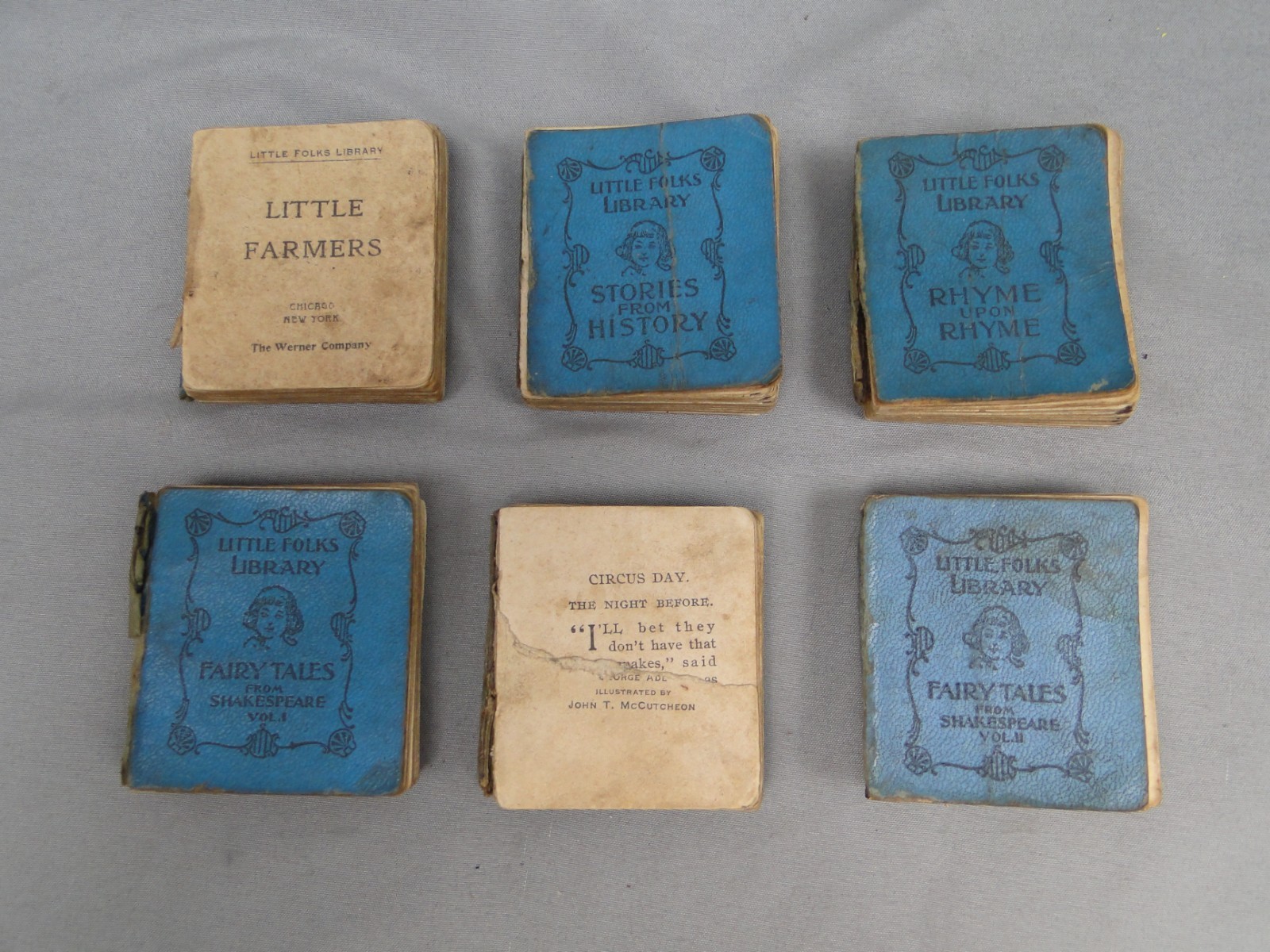 Little Folks Library George Ade John McCutcheon First Edition 1896 Complete Set
