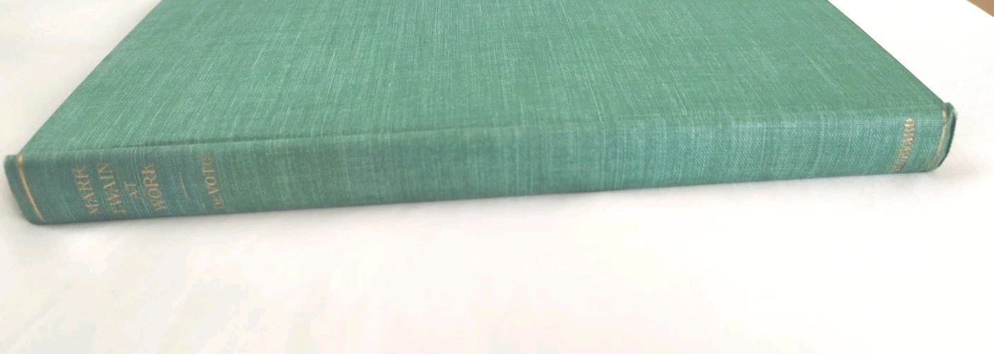 Bernard De Voto Mark Twain At Work 1942 HC DJ 1st Edition/ Printing Rare Defect