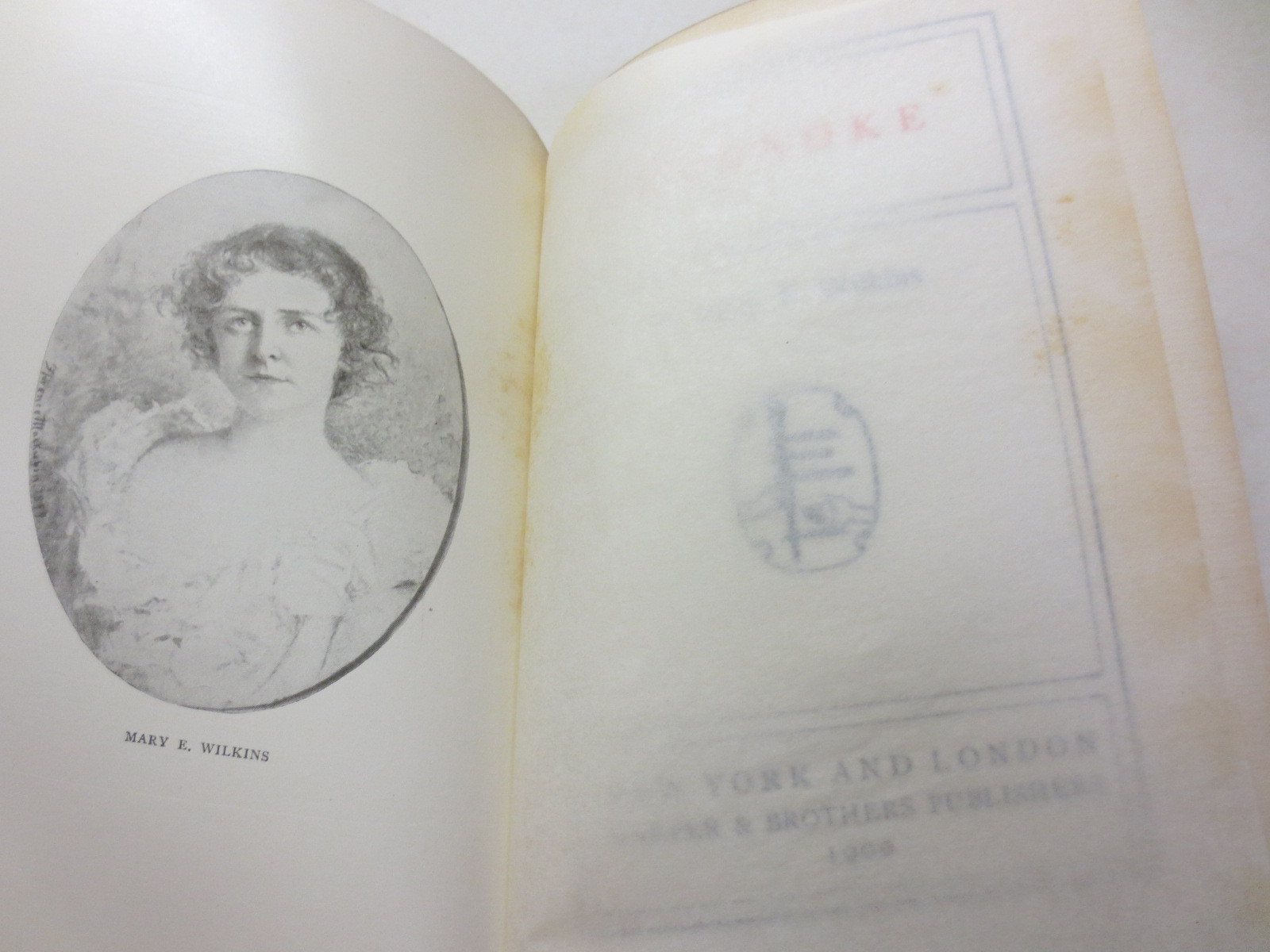 Pembroke by Mary E. Wilkins vintage 1900 hardcover by New York and London publ.