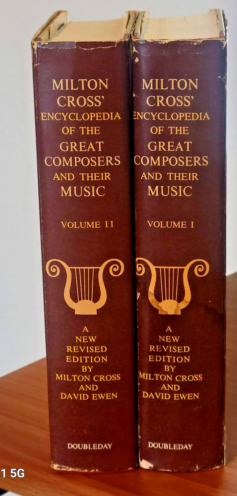Milton Cross Encyclopedia of Great Composers & Their Music 1962 2 Volume Set HC