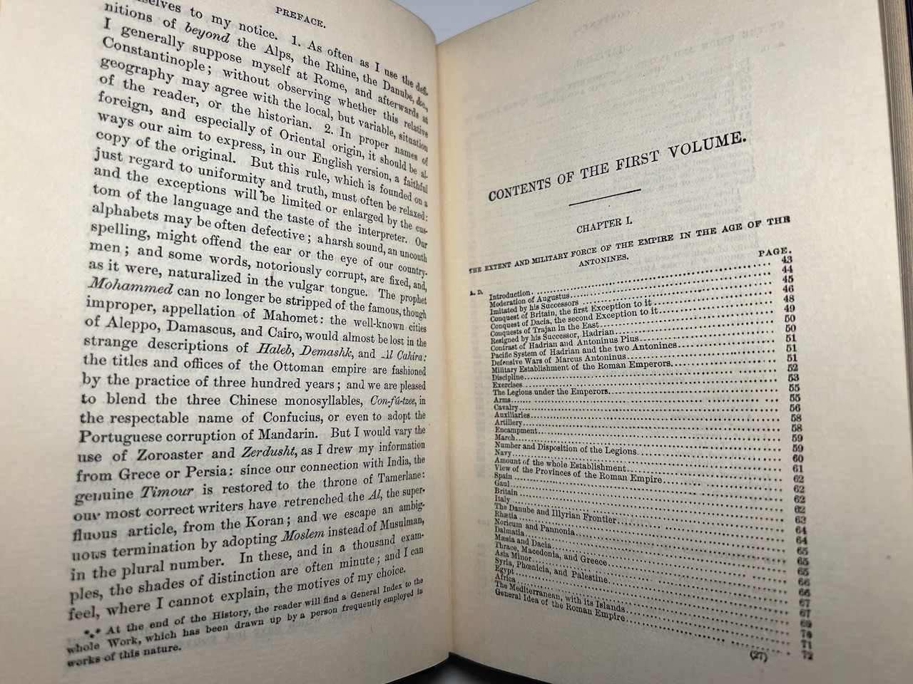 History Decline and Fall of the Roman Empire – Edward Gibbon 5 Vols Vintage