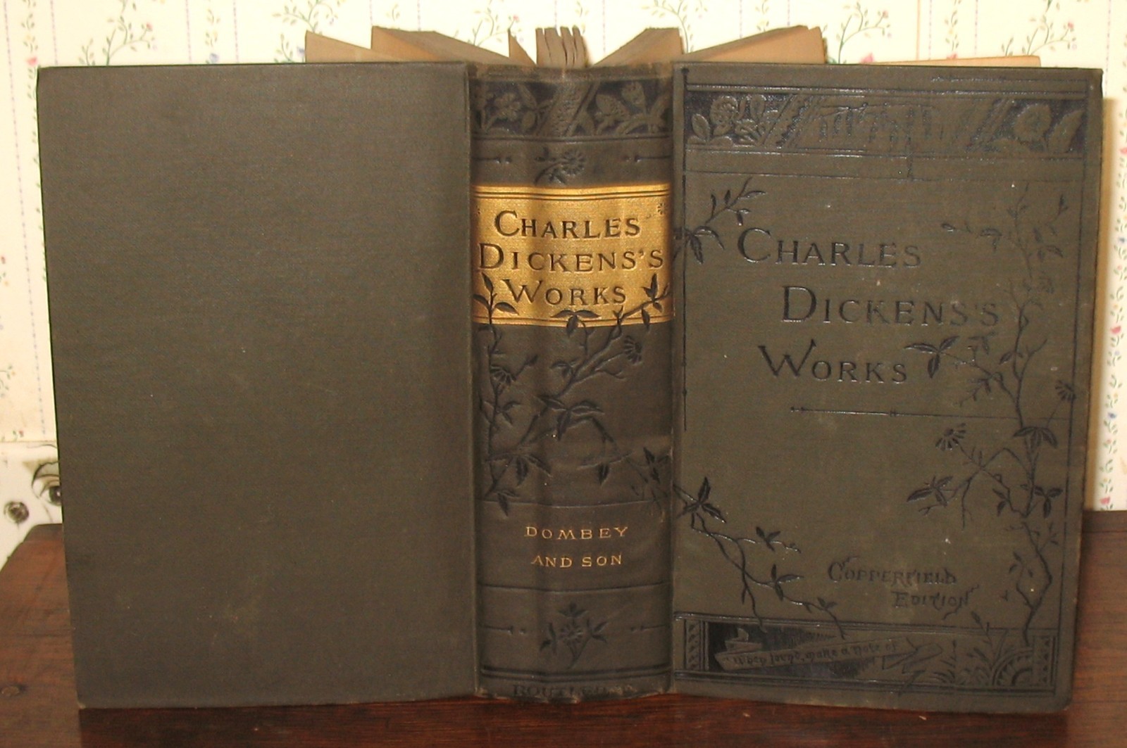 Charles Dickens’s Works☆ Dombey & Son~ Copperfield Edition Hardcover/ Routledge
