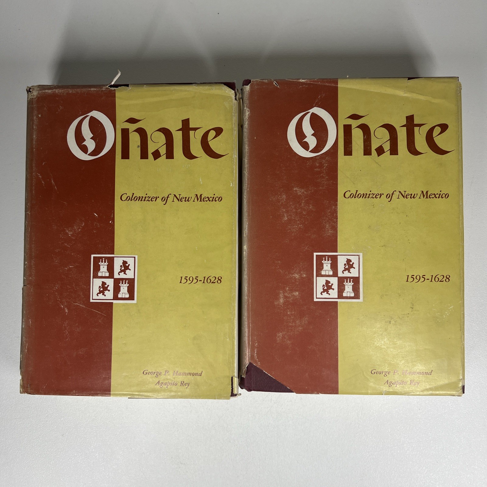 Don Juan Onate Colonizer New Mexico 1595 to 1628 2 Volumes PLUS SIGNED BOOKLET