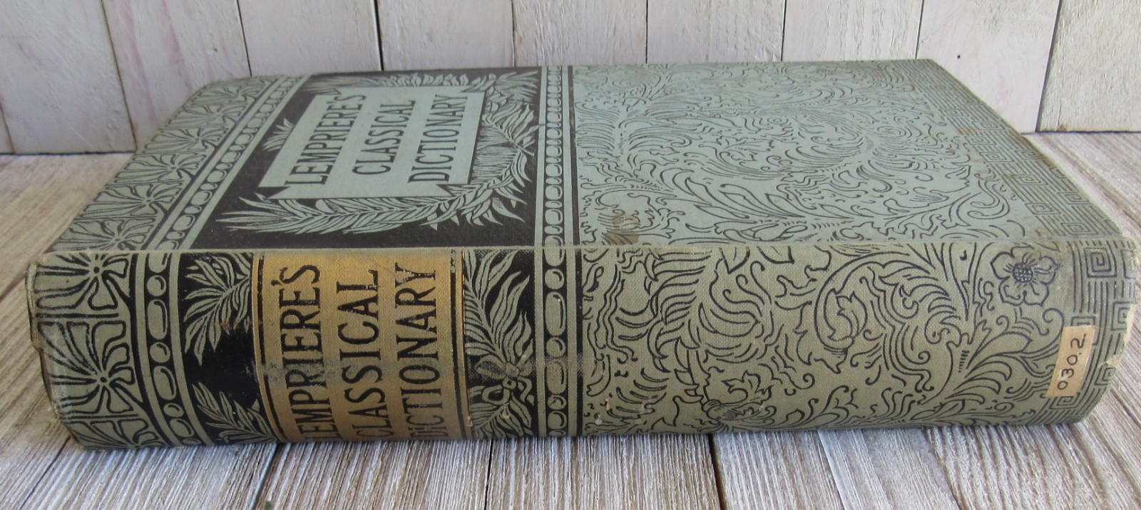 Antique 1888 Lempriere’s Classical Dictionary Names and Terms of the Ancients