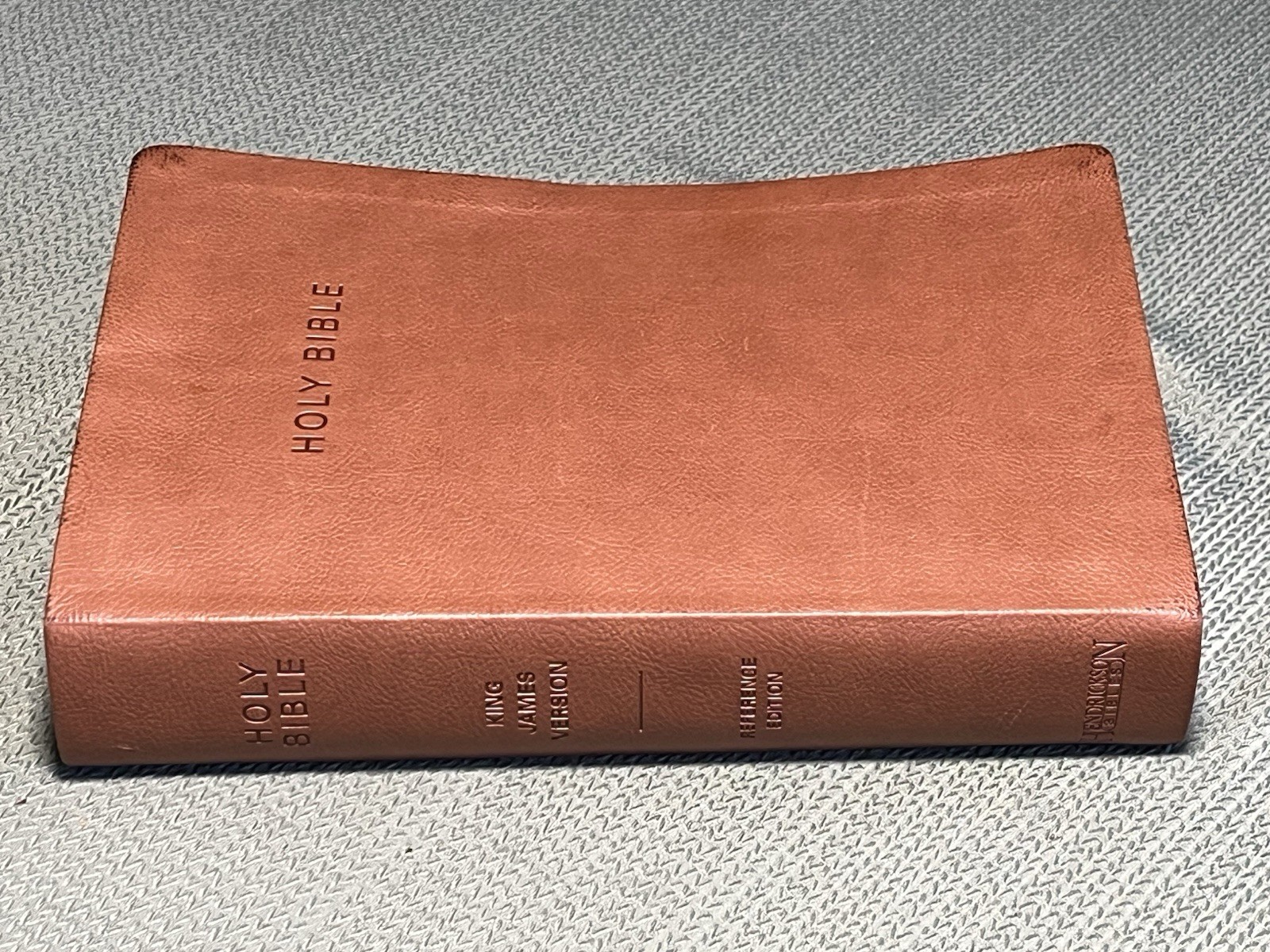 Hendrickson Super Giant Print KJV Reference Bible,1st Printing 2017, Thumb Index
