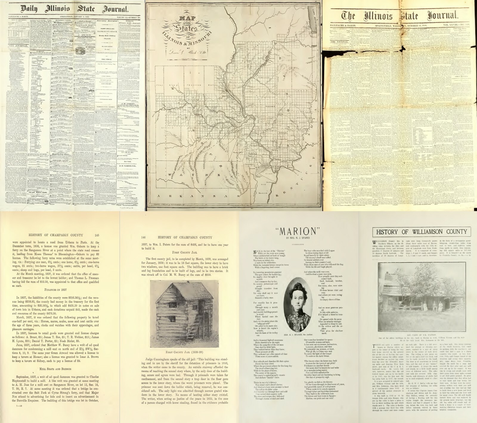 Illinois History Genealogy Ancestry Family Records V.2 – 112 Old Books on DVD