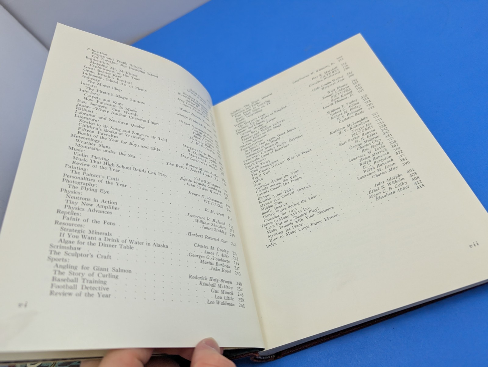 The Book Of Knowledge Annual 1952 The Grolier Society