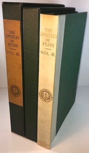Clifford H Moore / The Epistles of Pliny Volume III Limited Edition 1925