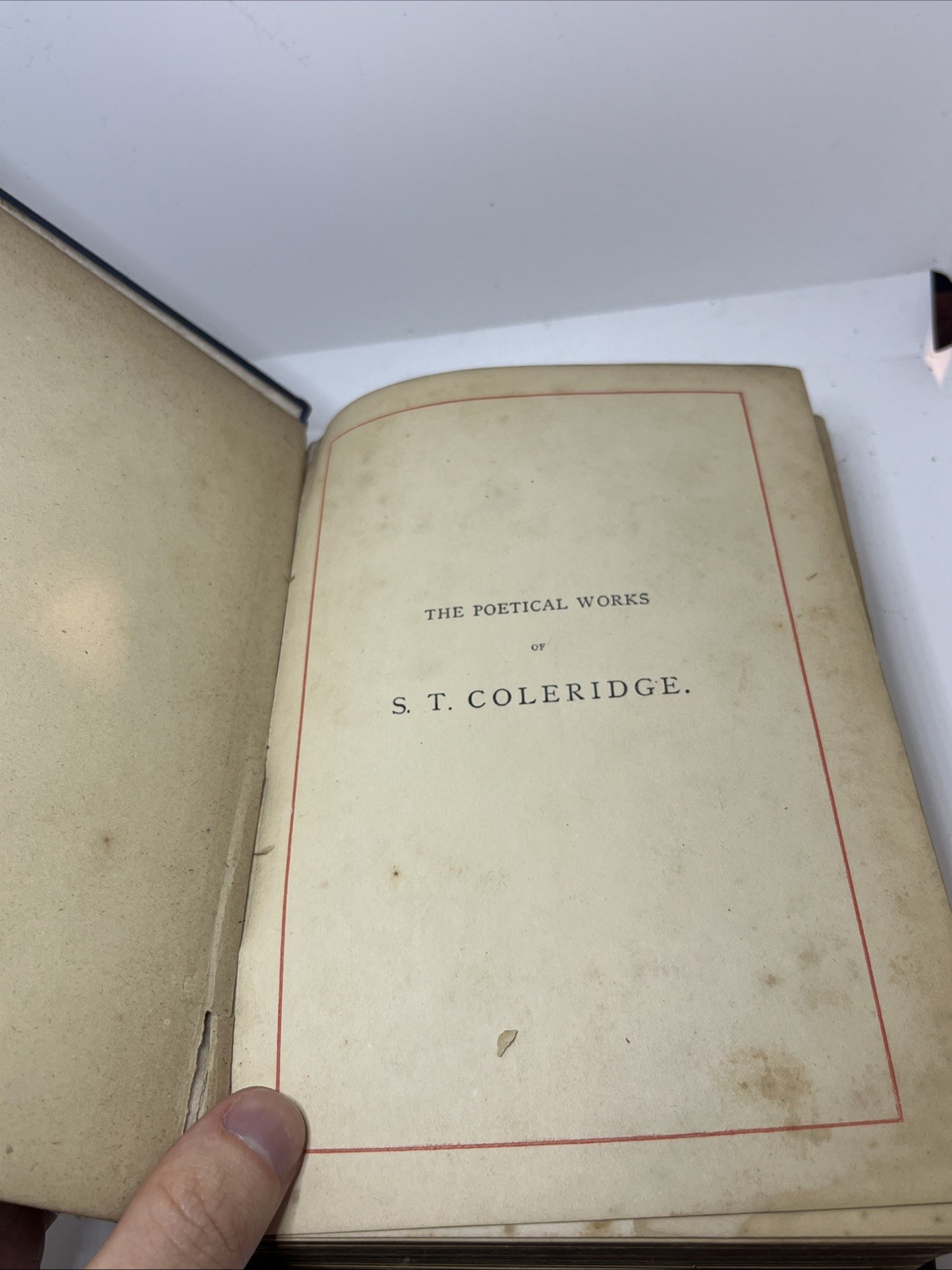 The Poetical Works of S.T. Coleridge Chandos Poets Frederick Warne & Co Undated