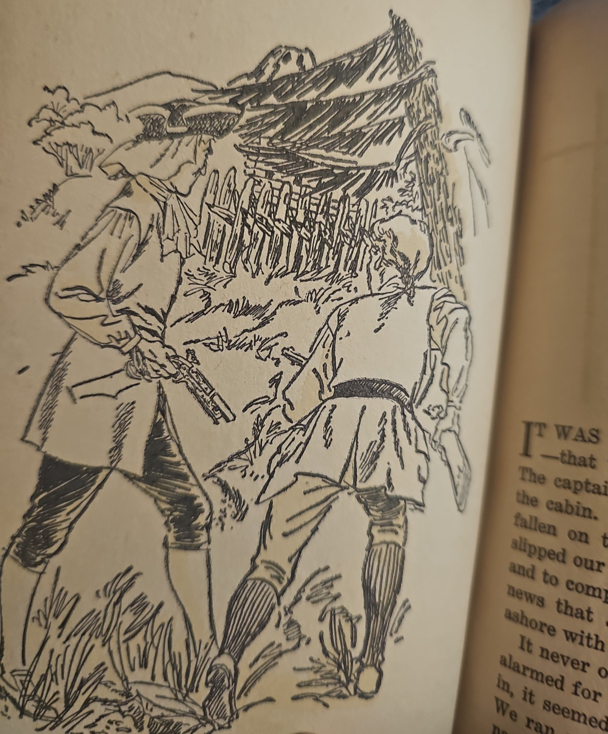 Vintage Treasure Island Book 1955 Hardcover Racine Wisconsin Whitman Publishing
