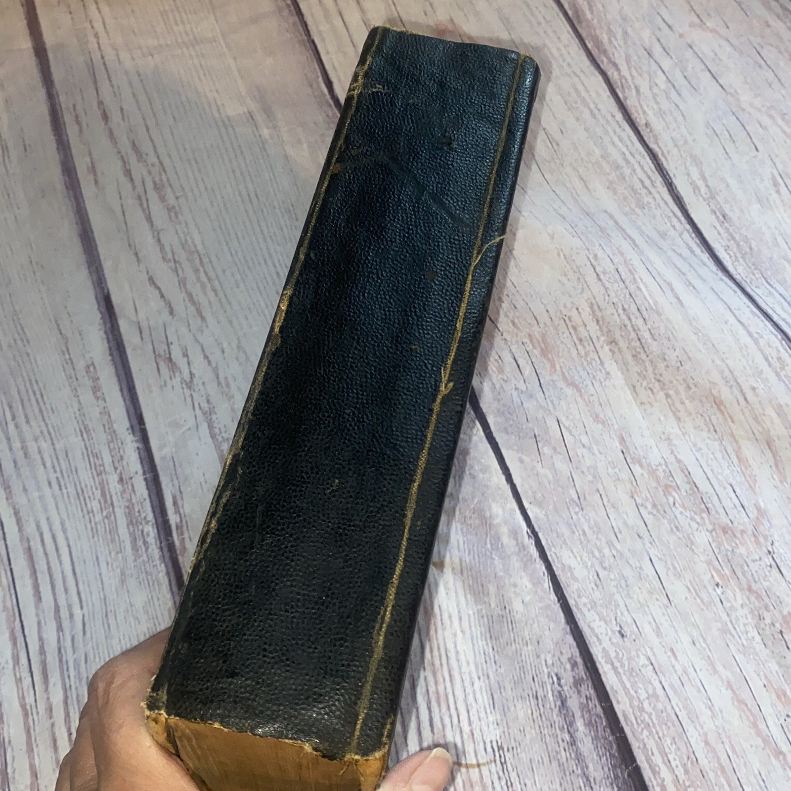 Antique 1893 Dutch Bible Bijbel Netherlands Family Bible Utrecht Leather Bound