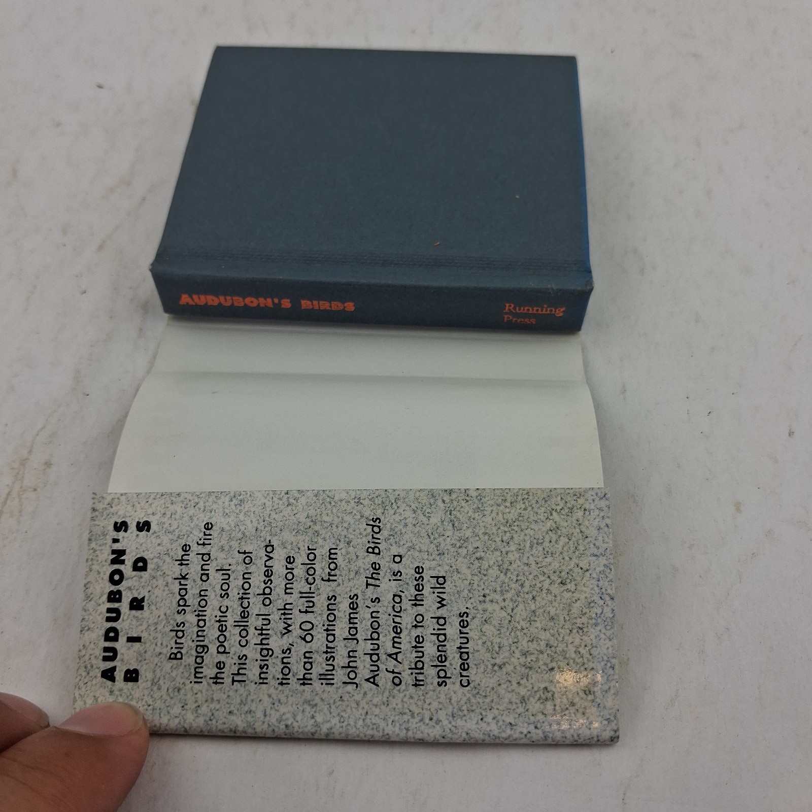 MINIATURE HARDCOVER EDITION AUDUBON’S BIRDS w/ Dust Jacket Running Press 1992
