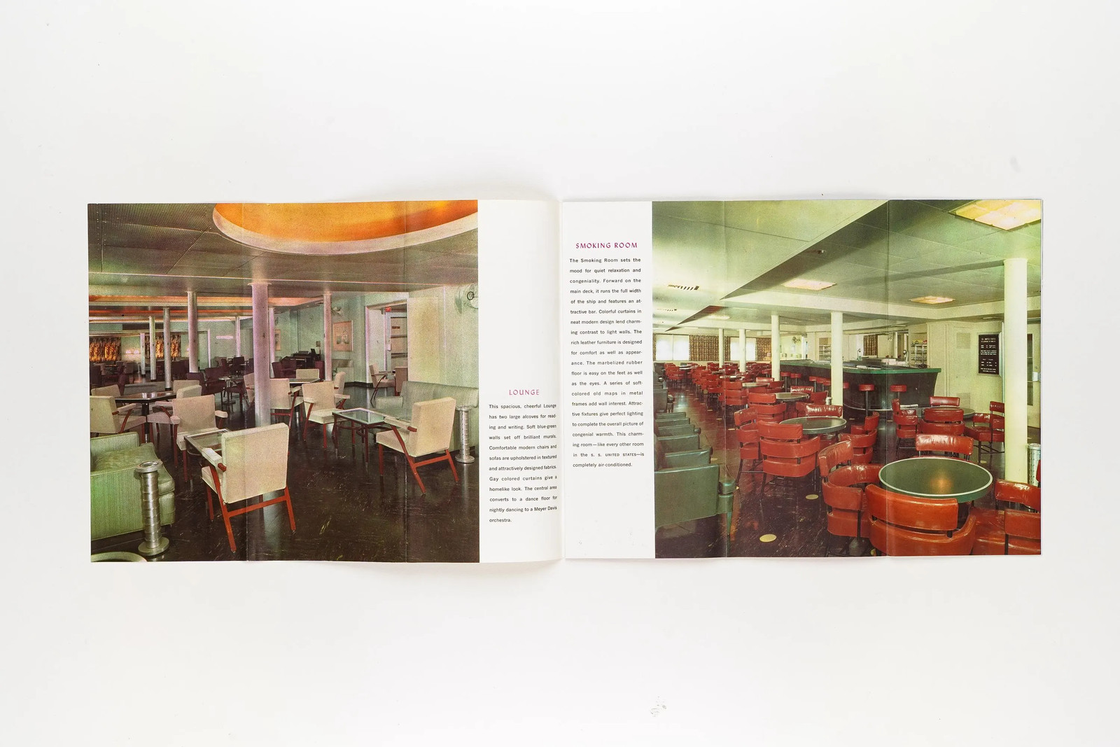 s.s. United States – Tourist Class Deck Plan