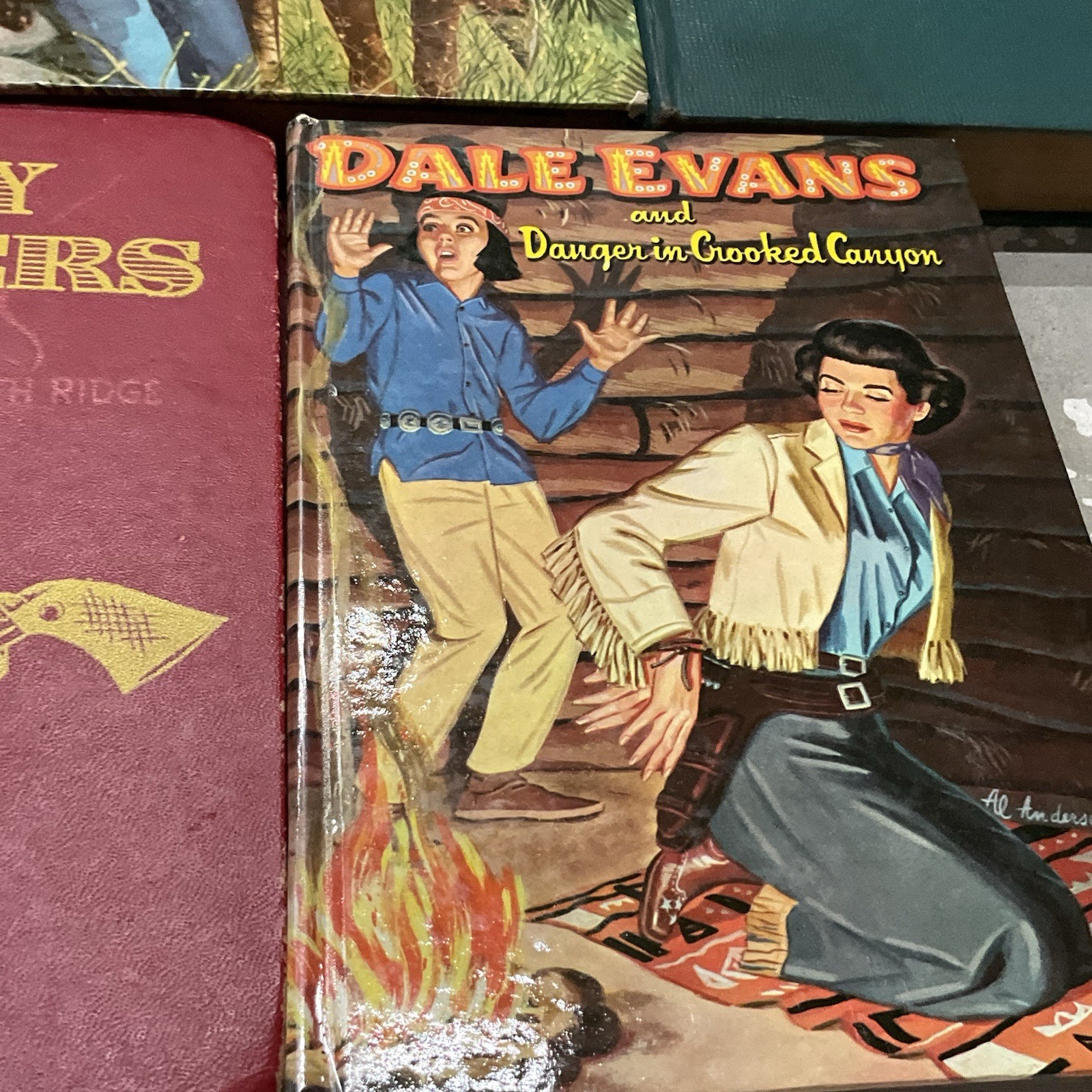 Whitman ROY ROGERS Book HC Lot of 5 VTG 40s/50s Cowboy Western Kids Books