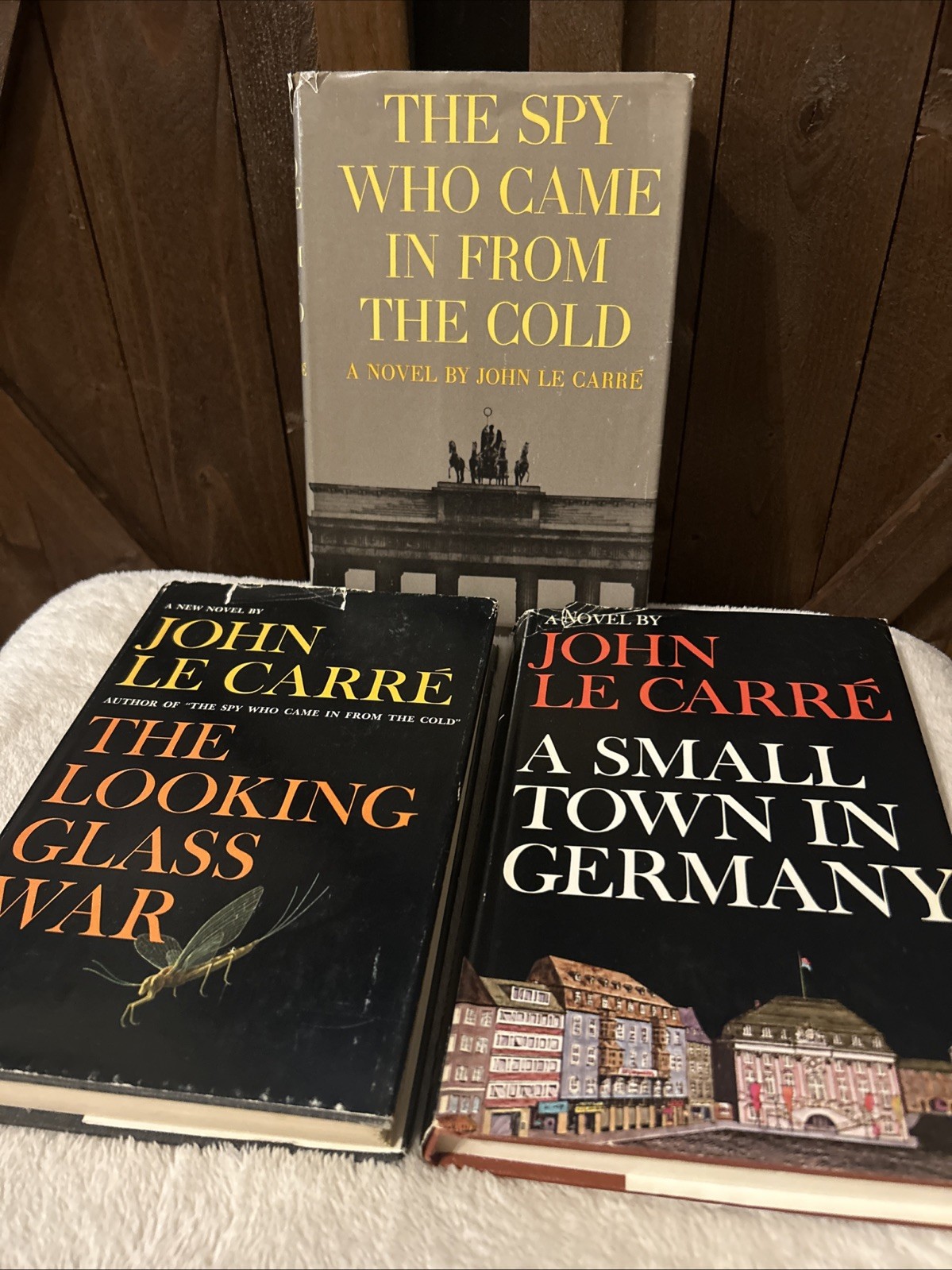 John Le Carre VTG HCDJx3: Spy Who Came In From Cold (1st/28) Looking Glass War &