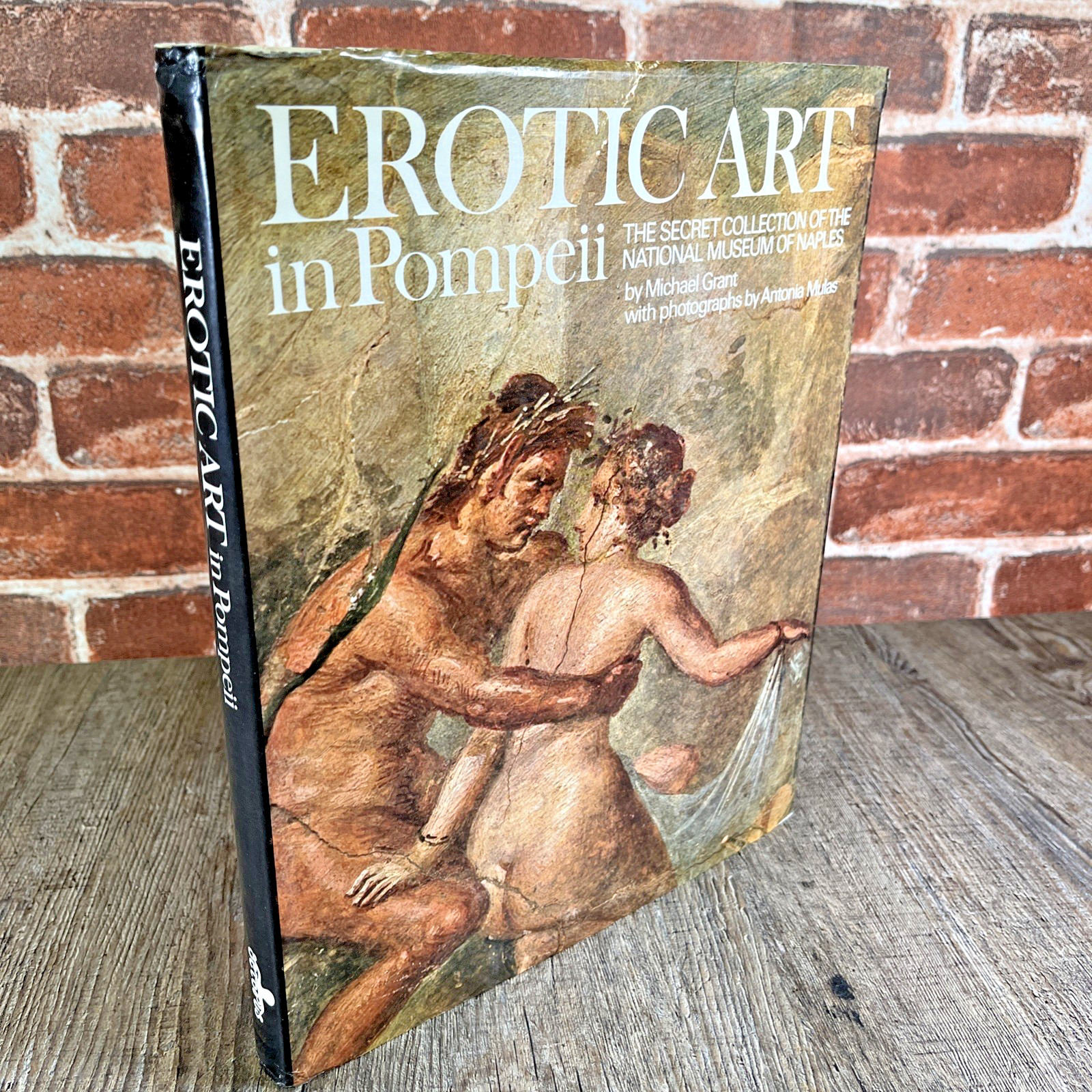 Erotic Art in Pompeii 1975 Vintage Art Book by Michael Grant
