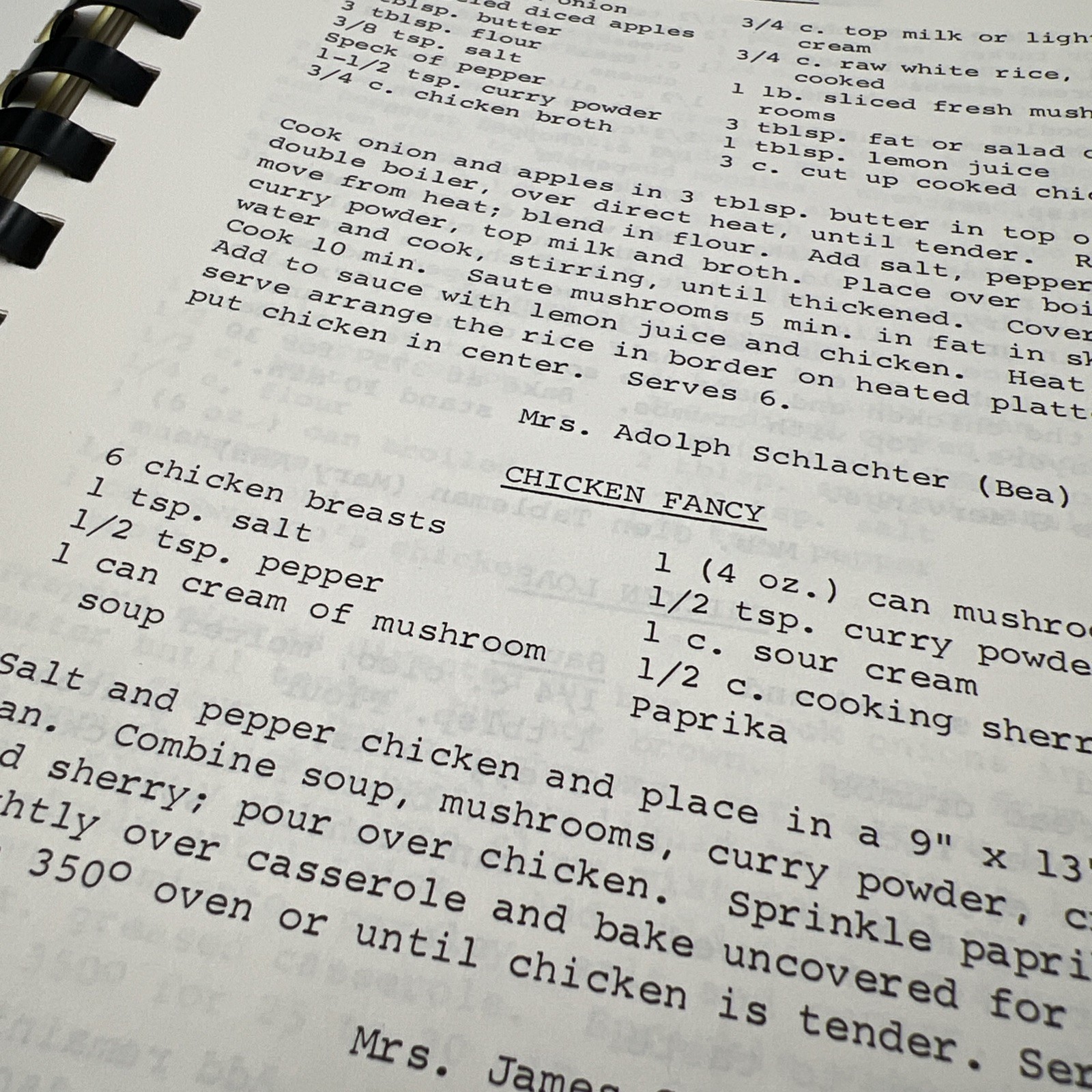 THE WESTCHESTER GARDEN CLUB COOK BOOK Houston Texas First Edition 1971
