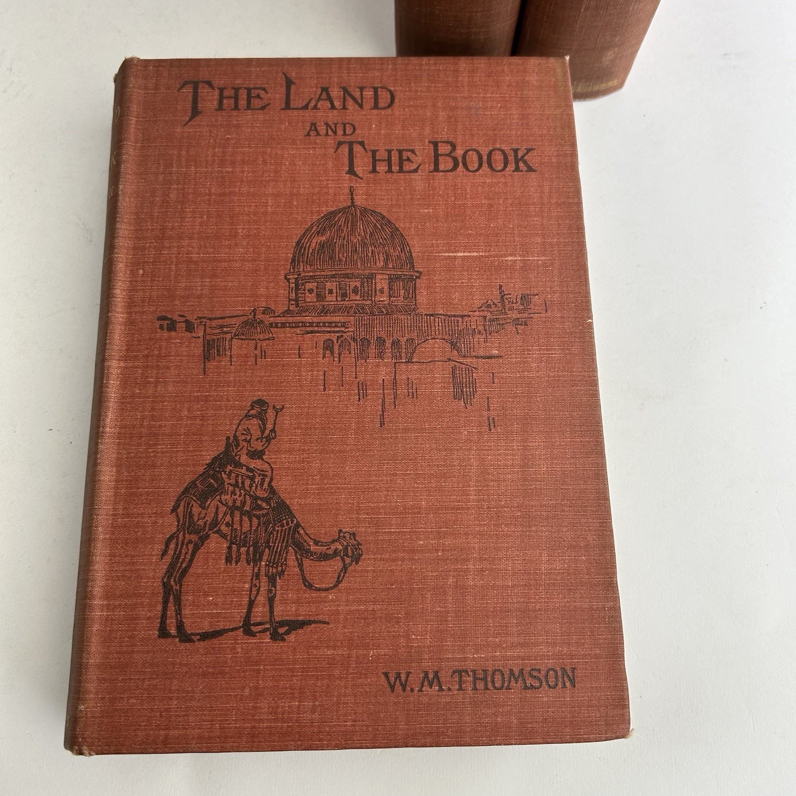 The Land And The Book Vol. I II & III 1880-1185 W.M. Thomson Antique Religion