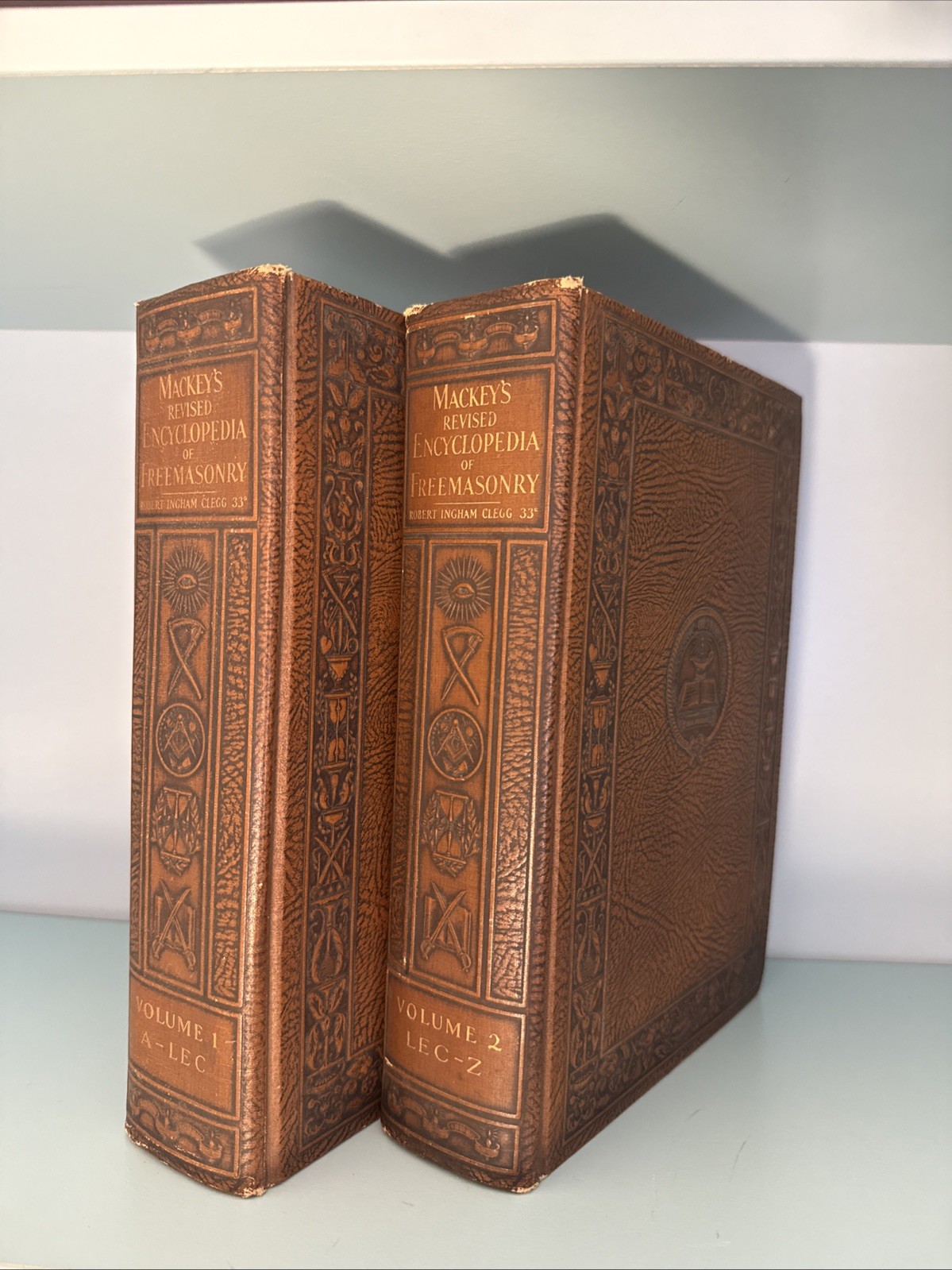 Mackey’s Revised Encyclopedia Of Freemasonry – 2 Volume Set – 1929￼