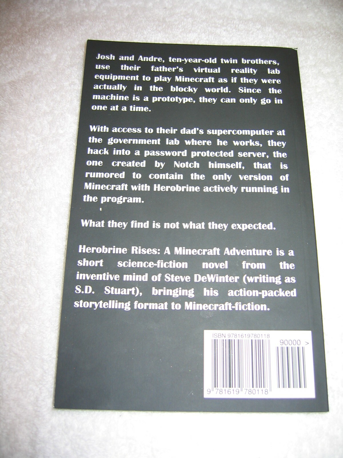 Herobrine Rises: Minecraft Adventures Paperback 2013 He’s Done Watching Stuart
