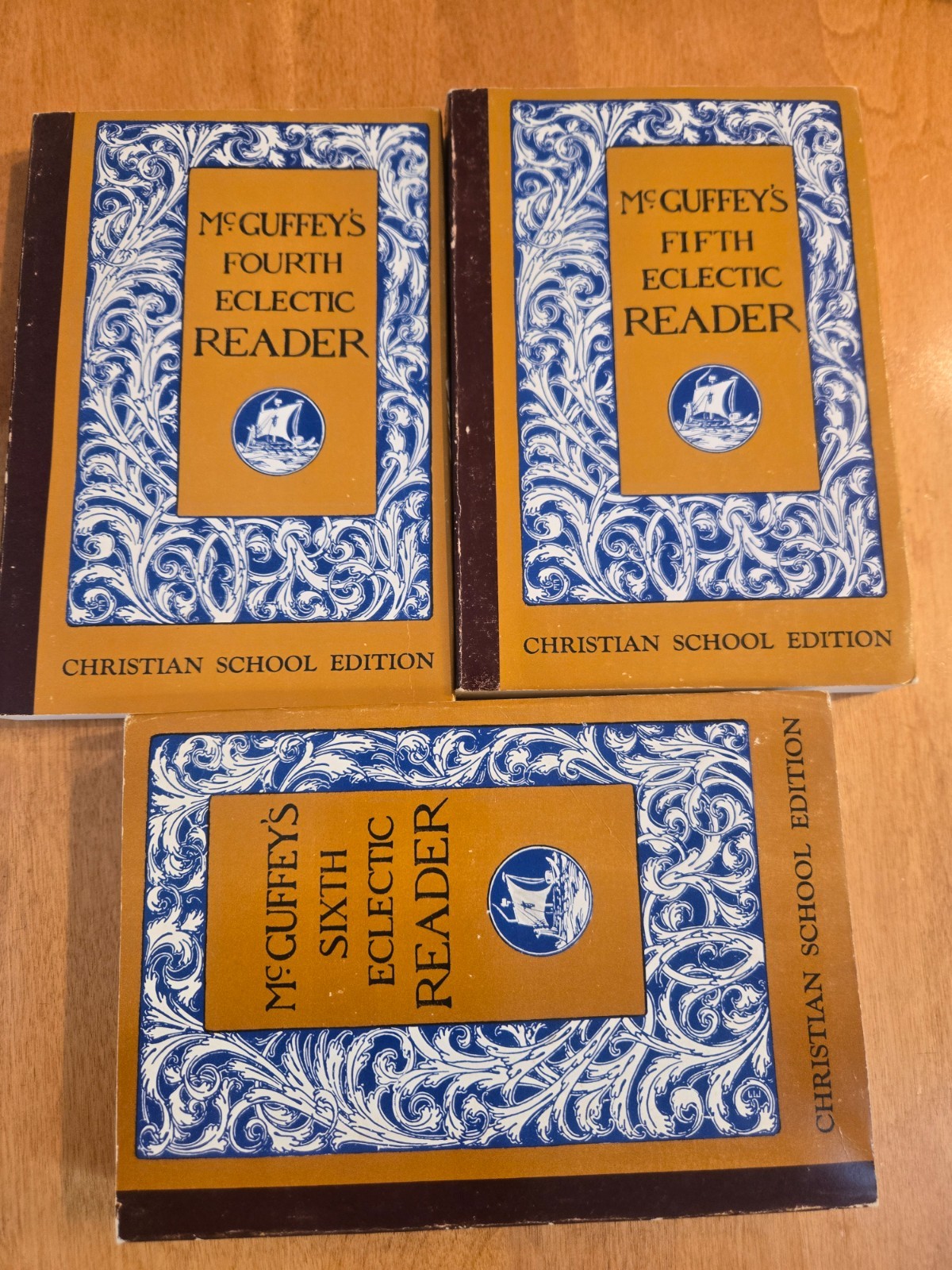 McGuffey’s Eclectic Readers Revised Christian School Edition. 7 Volumes 1974