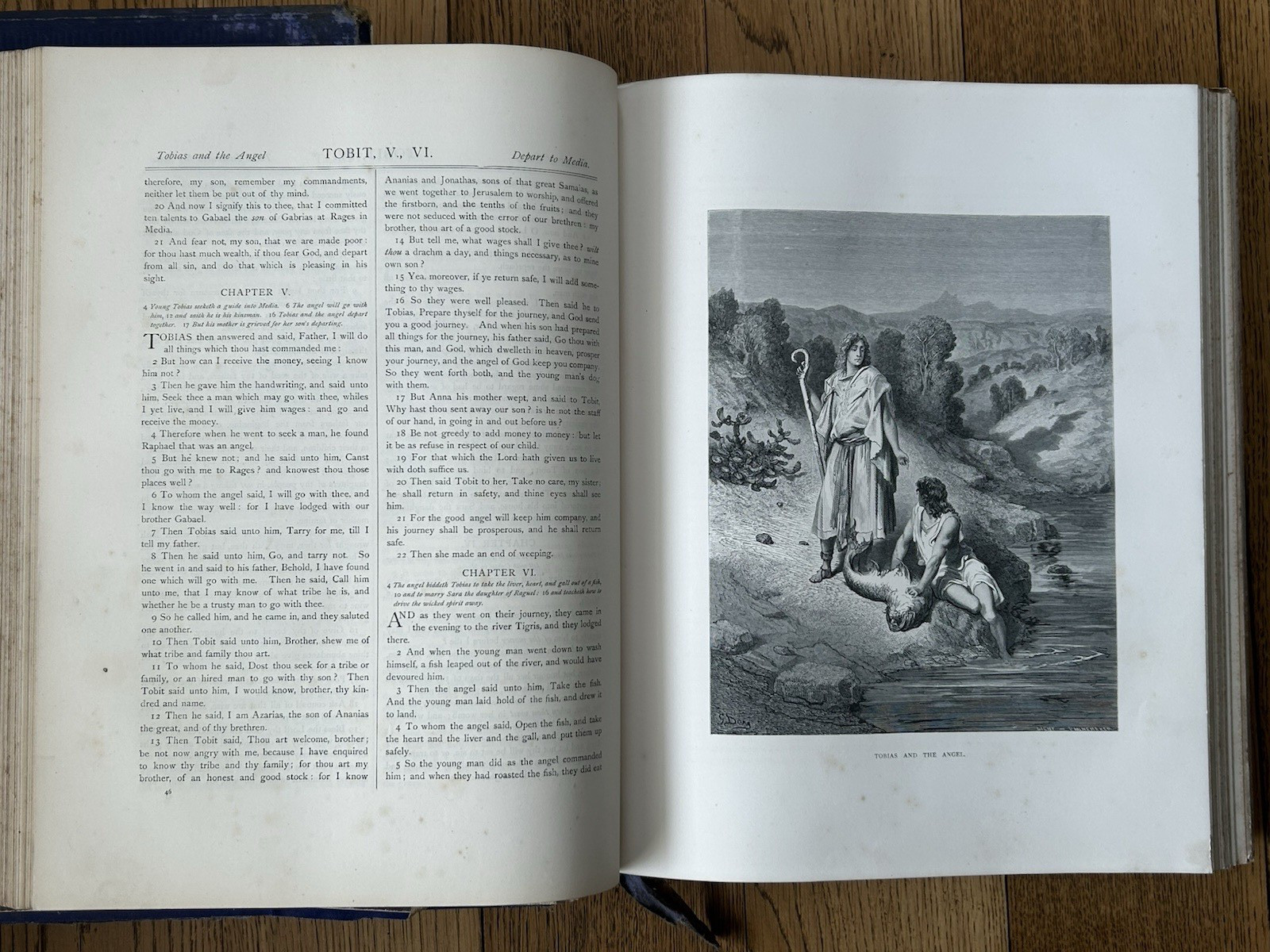 c1880 The Holy Bible Old & New Testament – GUSTAVE DORE – *SEE DESCRIPTION*