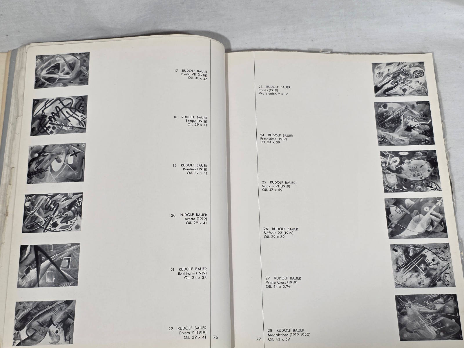 Vintage Solomon Guggenheim Collection Rudolf Bauer Art Of Tomorrow 1939 NYC VGC